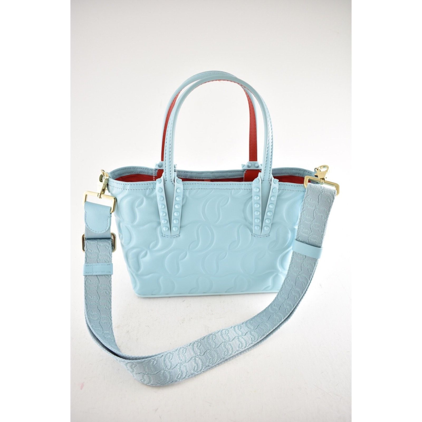 Christian Louboutin Christian Louboutin Cabata Mini Leather Tote Crossbody Bag Size ONE SIZE - 11 Thumbnail