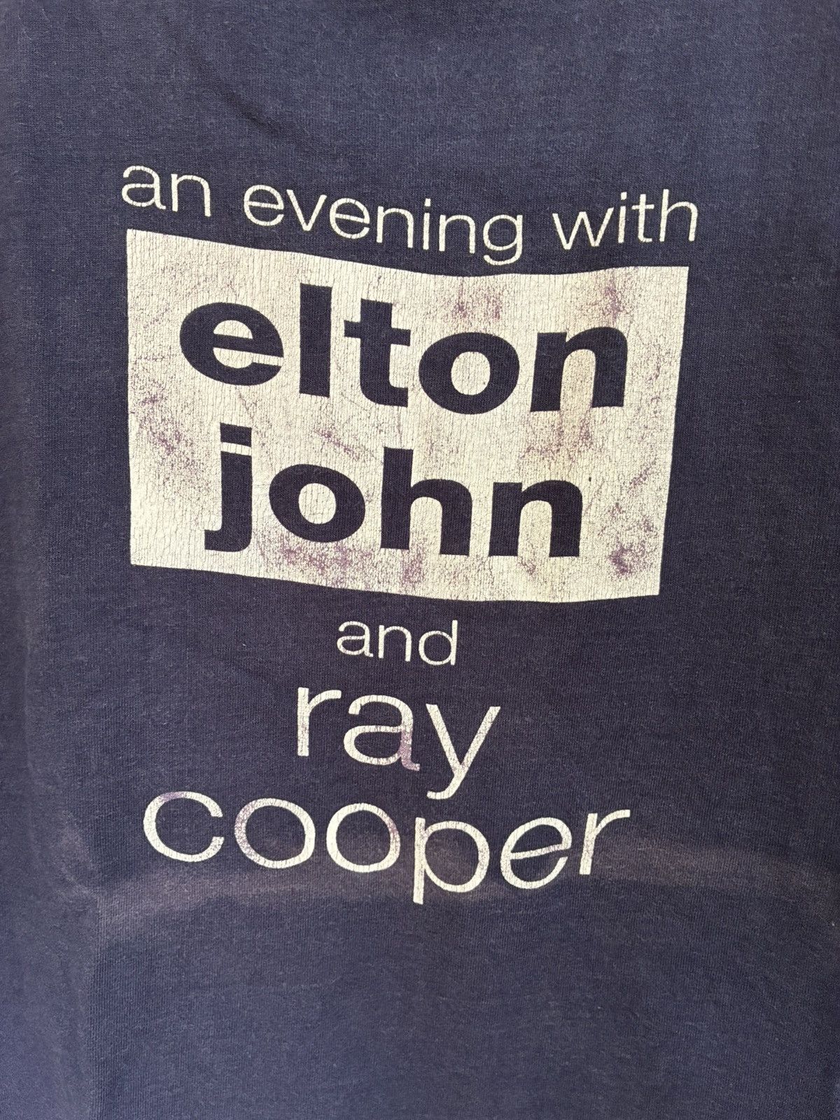 Band Tees Vintage 90s Elton John and Ray Cooper tour t shirt Size US XL / EU 56 / 4 - 5 Thumbnail