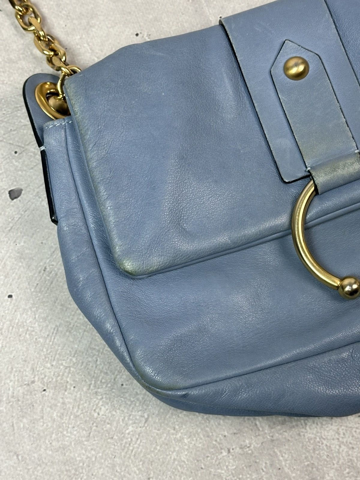 RED Valentino Red Valentino Leather Blue Handle Chain Made in Italy Bag Size ONE SIZE - 3 Thumbnail