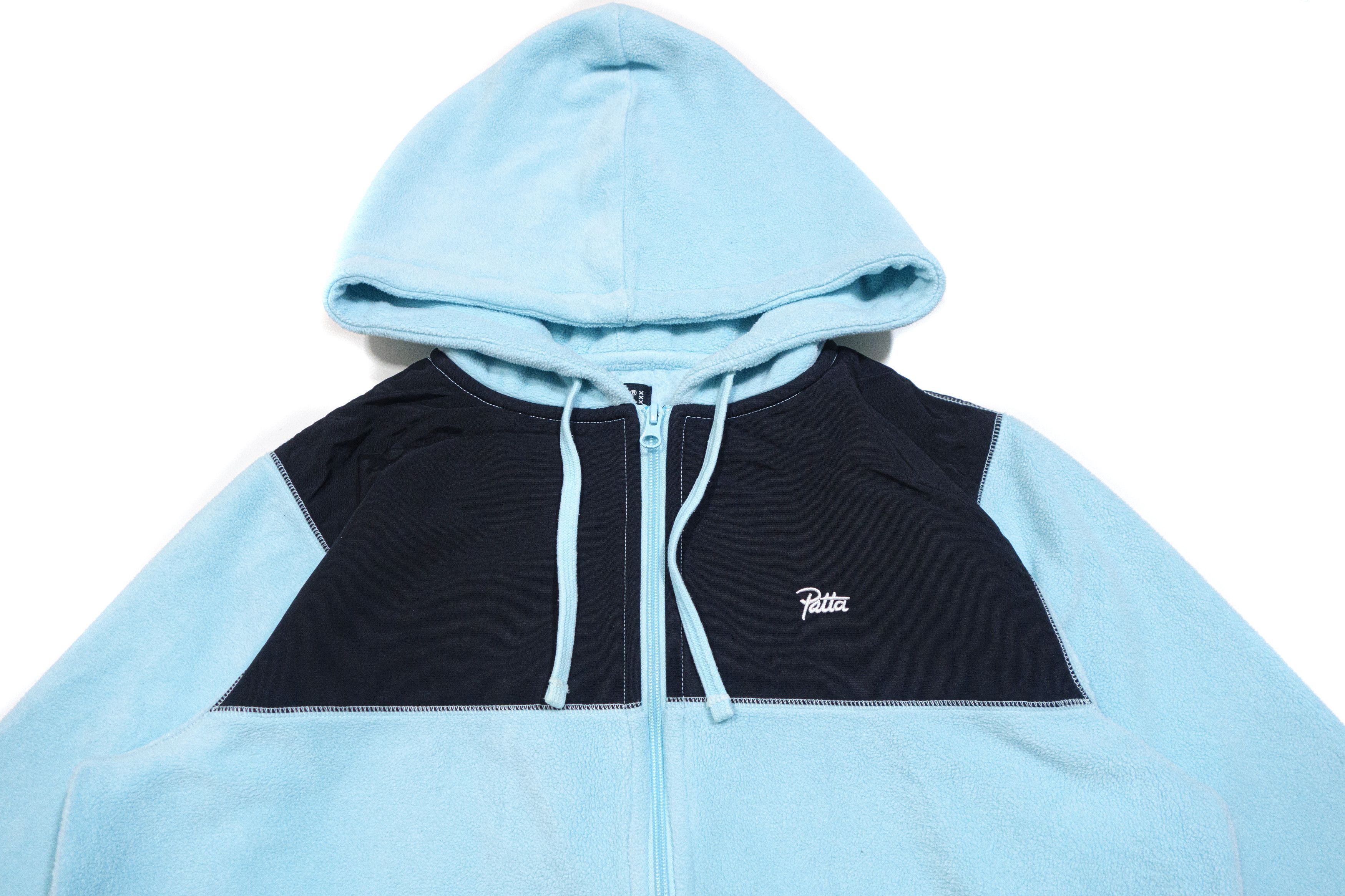 Patta Nylon Panelled Fleece Hoodie Size US L / EU 52-54 / 3 - 3 Thumbnail