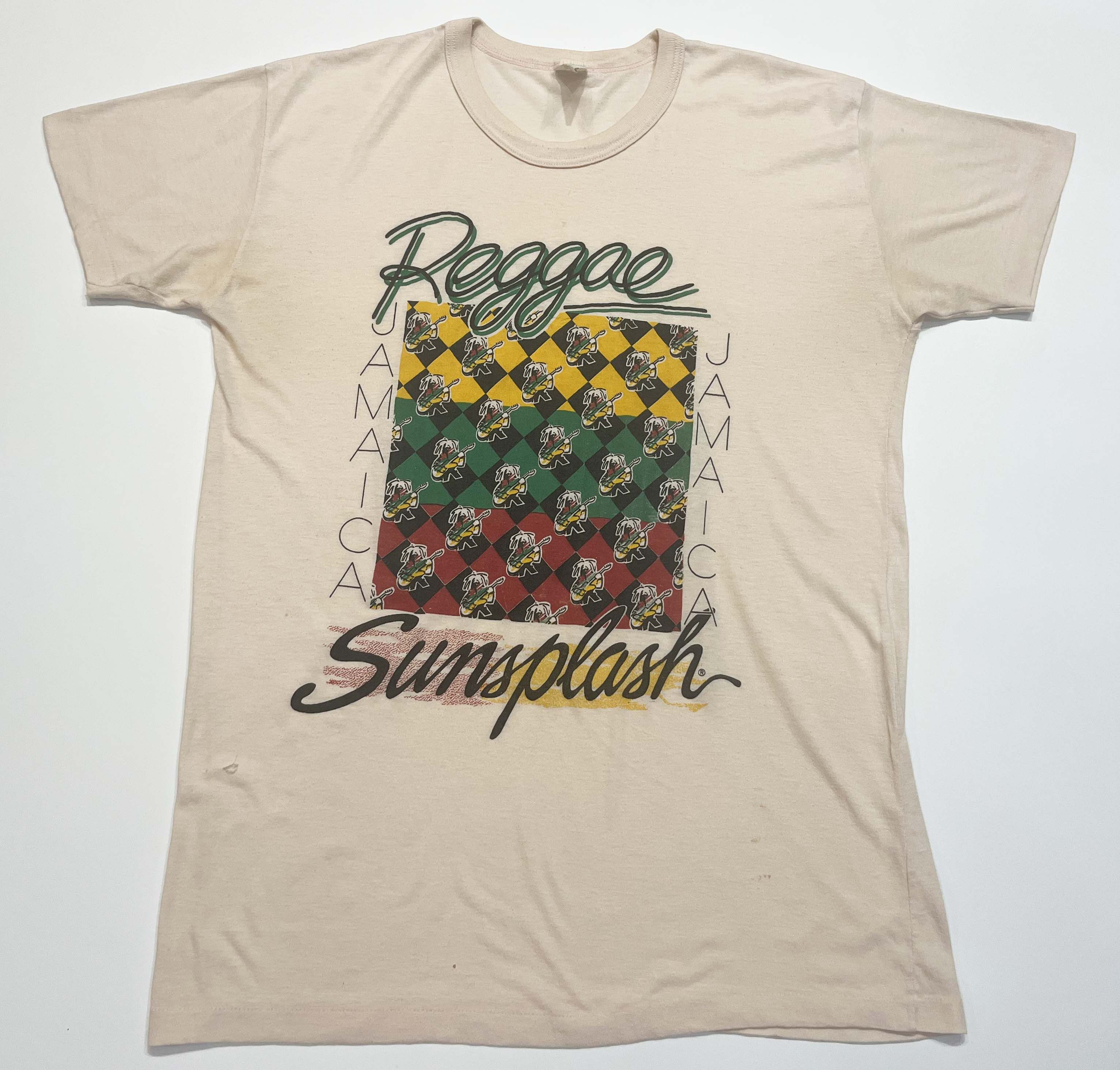 Vintage Vintage Sun Island Reggae Sunsplash Jamaica T-Shirt Size US XL / EU 56 / 4 - 1 Thumbnail