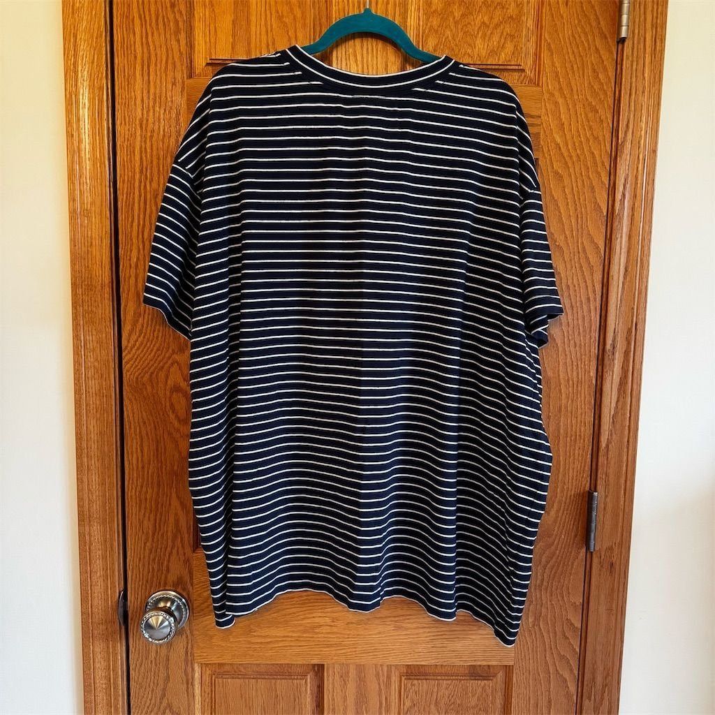 Avenue Avenue Sport Women's Plus Size 26 28 Striped Navy Striped V Size 3XL / US 20-22 - 2 Thumbnail