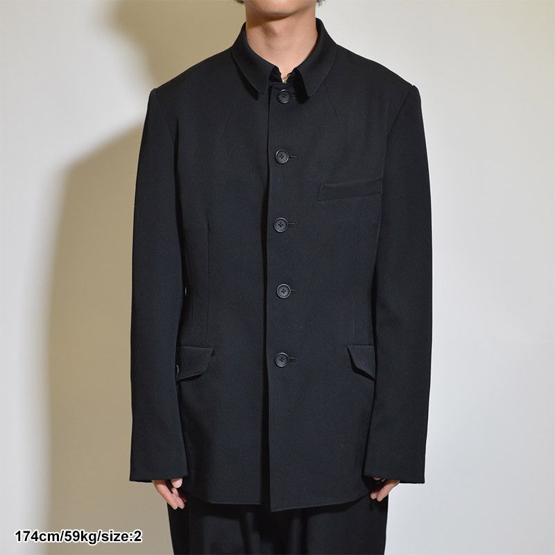 Yohji Yamamoto Yohji Yamamoto Pour Homme HOOK COLLAR 5 SINGLE JACKET BLAZER Size US L / EU 52-54 / 3 - 2 Thumbnail