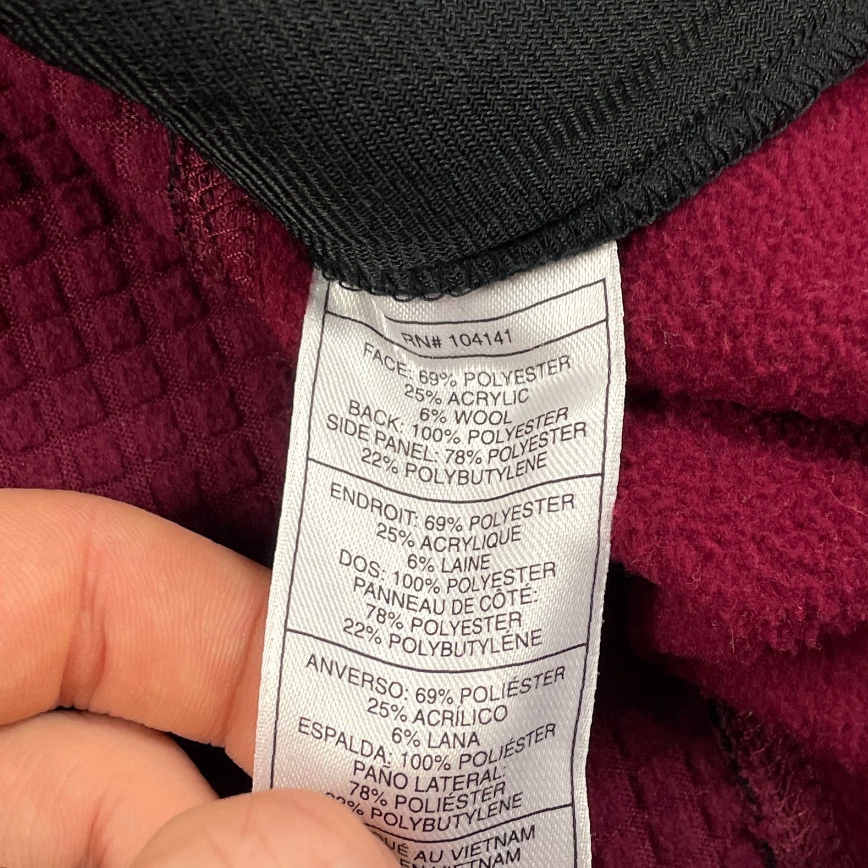 Nike ACG Nike ACG Jacket Women's L Purple Sphere Wool Blend Full Zip Lined Outdoors Size L / US 10 / IT 46 - 7 Thumbnail