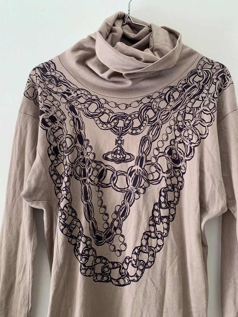 Vivienne Westwood Vivienne Westwood A beige chain dress Size M / US 6-8 / IT 42-44 - 7 Thumbnail