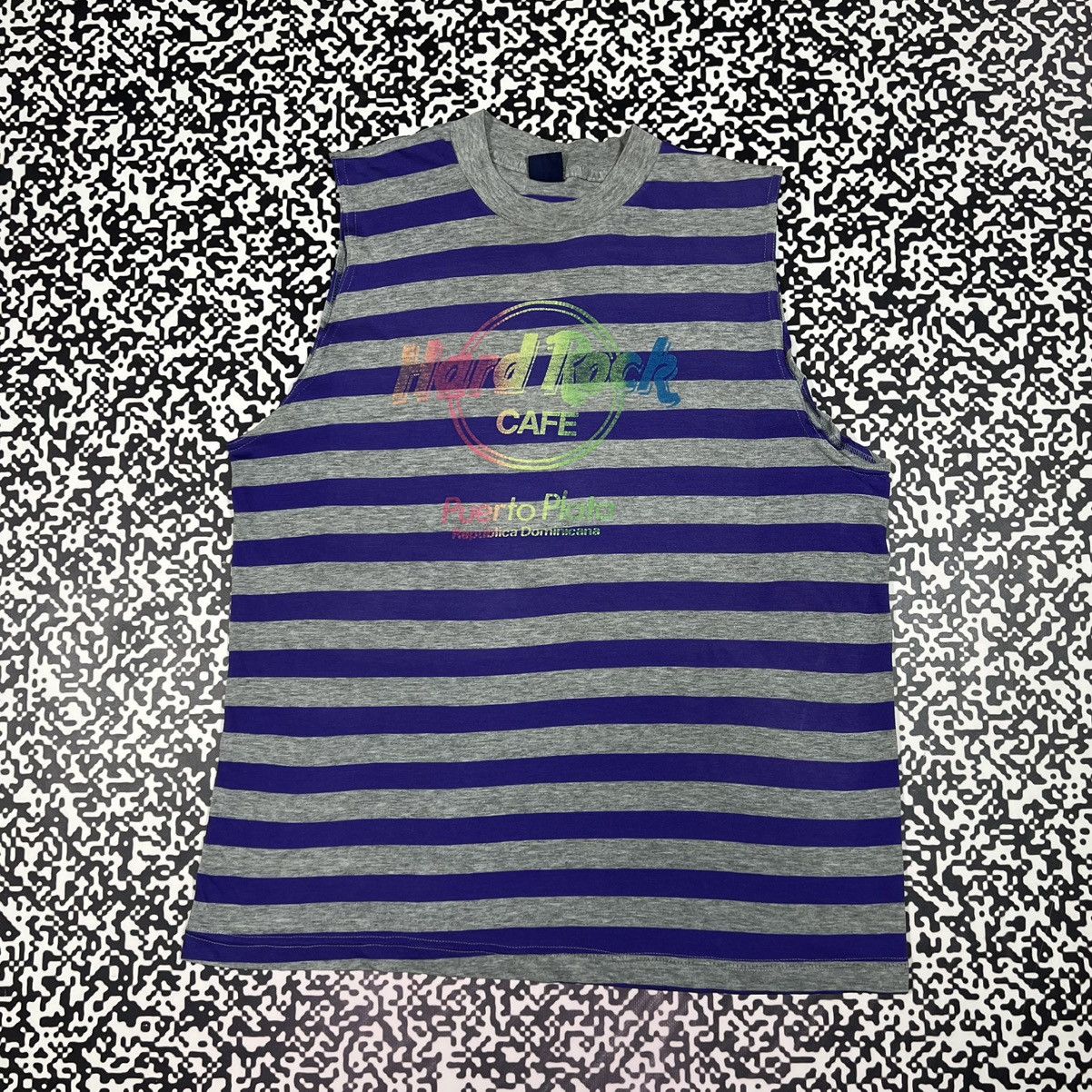 Ocean Pacific Vintage 90s Ocean Pacific Hard Rock Cafe Puerto Plata Top Size US L / EU 52-54 / 3 - 1 Thumbnail