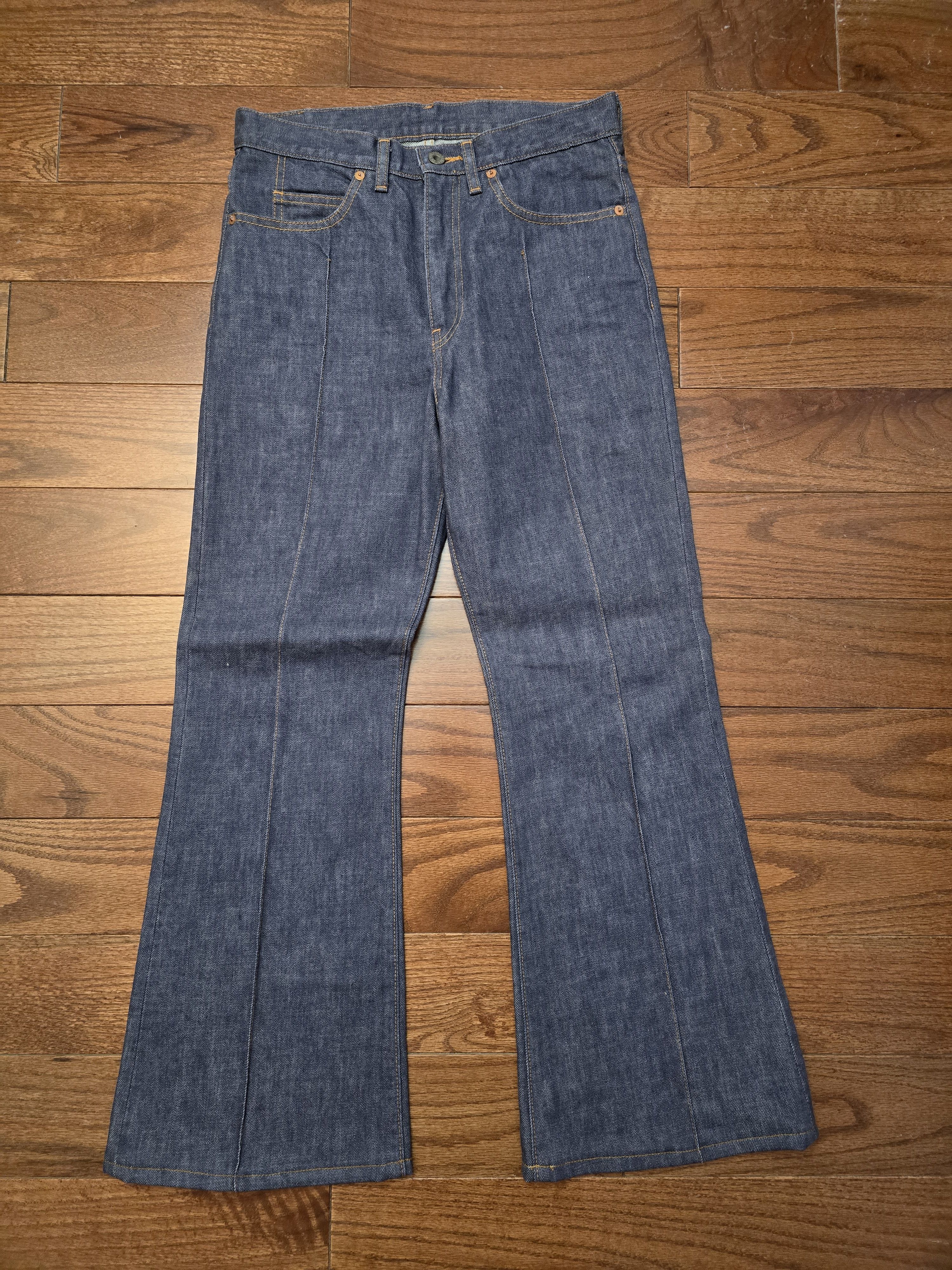image of Kapital Indigo Dyed Flare Jeans, Men's (Size 32)