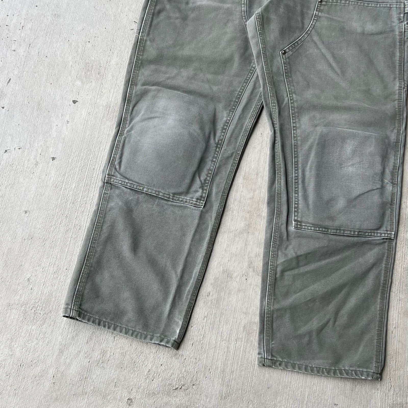 Carhartt × Vintage Carhartt MOS green double knee work wear carpenter pants Size US 38 / EU 54 - 2 Thumbnail