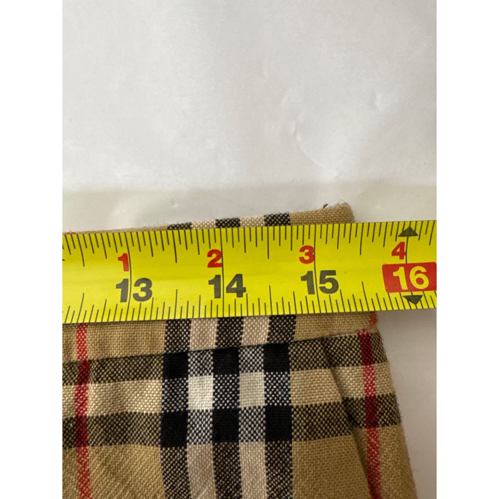 Burberry BURBERRY London 100% Wool Plaid Low Rise Ankle Pants Size 28" / US 6 / IT 42 - 9 Thumbnail