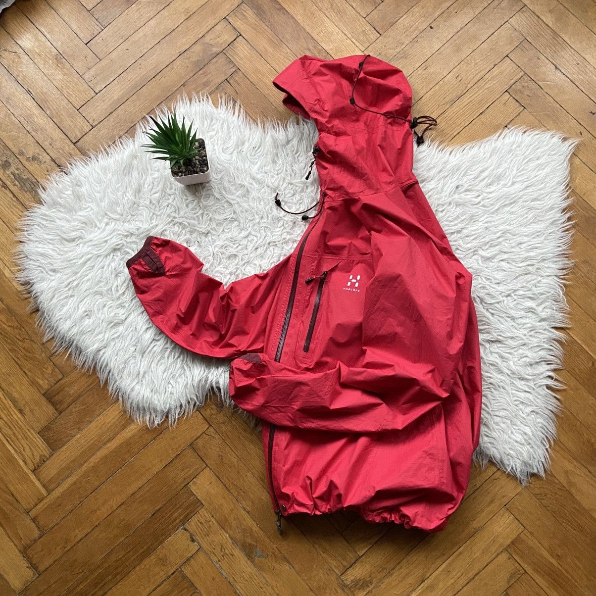 Haglofs 📌 Outdoor Haglofs Gore-Tex Light Rain Gorpcore Jacket Size L / US 10 / IT 46 - 1 Thumbnail