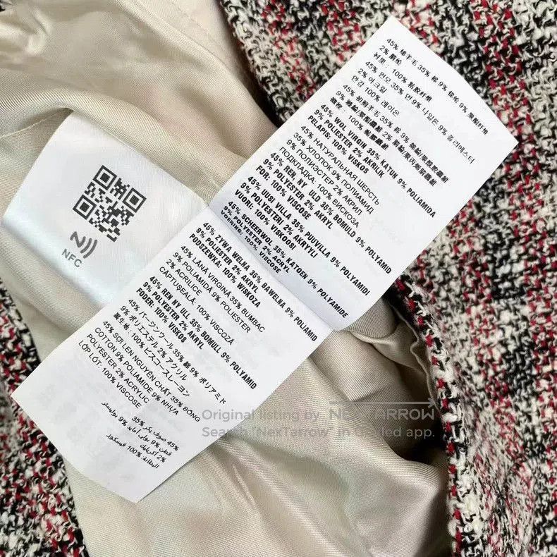 Miu Miu MiuMiu 23SS Logo Tweed Wool Jacket. Size US M / EU 48-50 / 2 - 5 Thumbnail