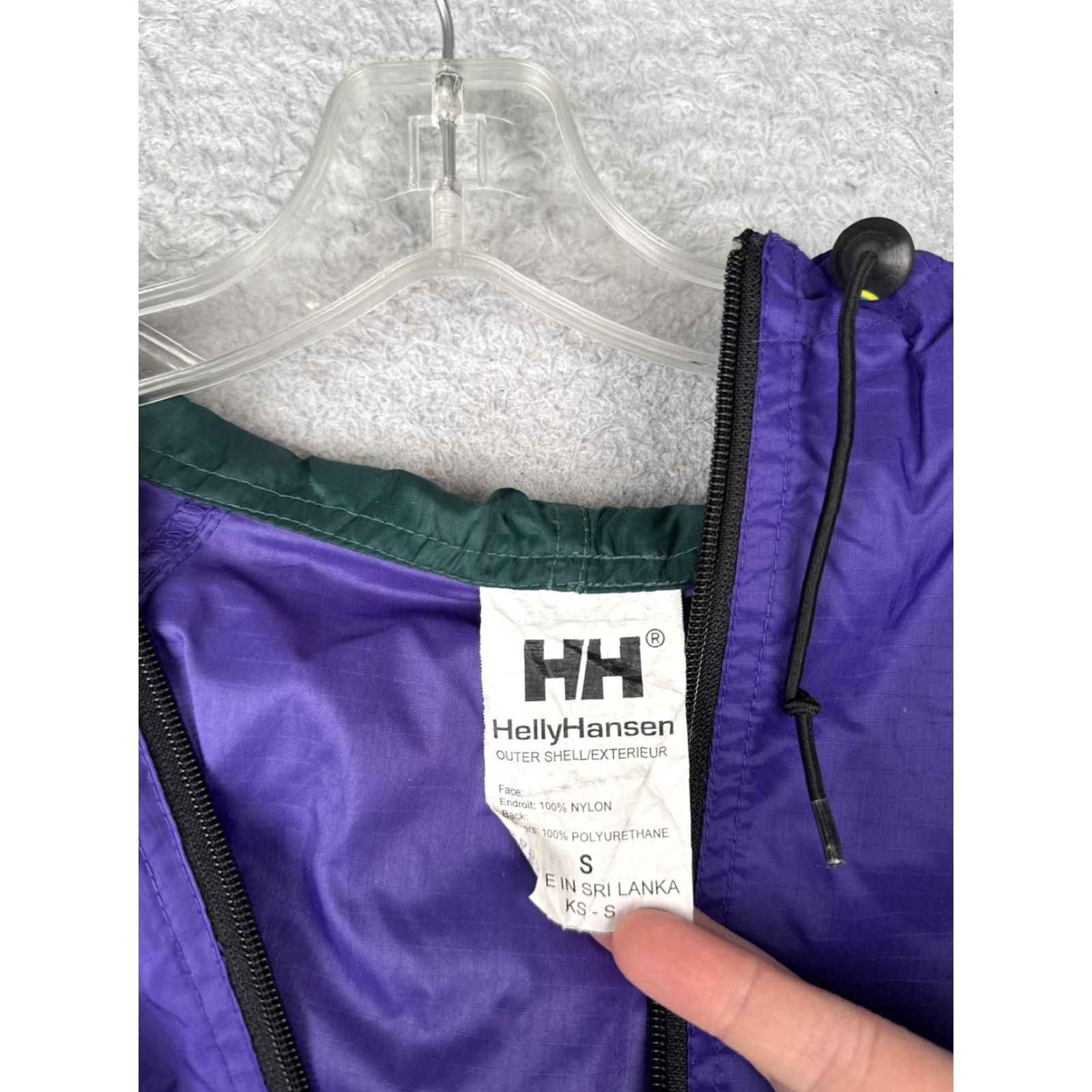 Helly Hansen VINTAGE Helly Hansen Jacket Mens Small Purple Explore Lake Placid Anorak 90s Size US S / EU 44-46 / 1 - 6 Thumbnail