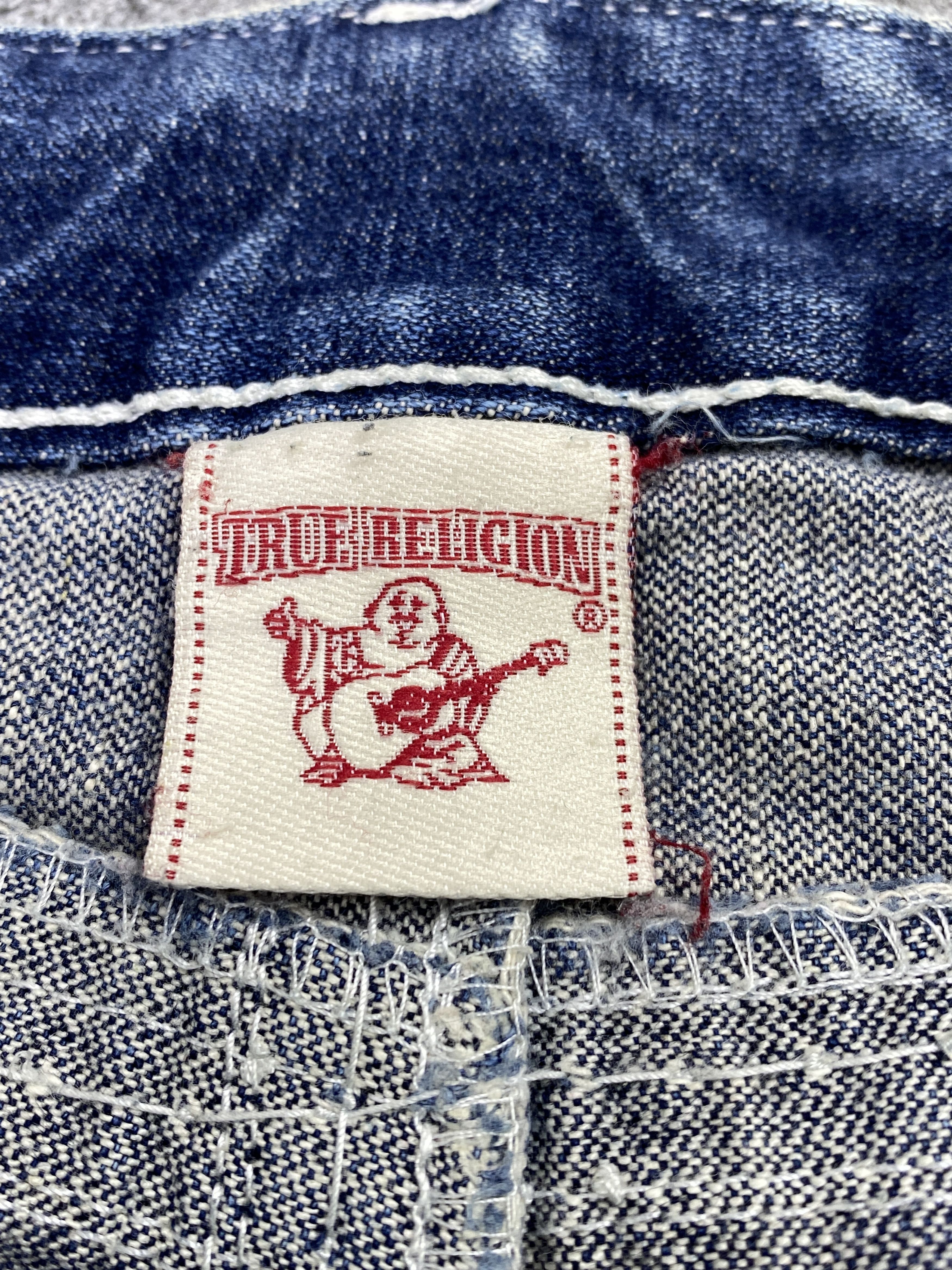 True Religion Vintage True Religion Blue Faded Jeans DP2878 Size US 34 / EU 50 - 8 Thumbnail