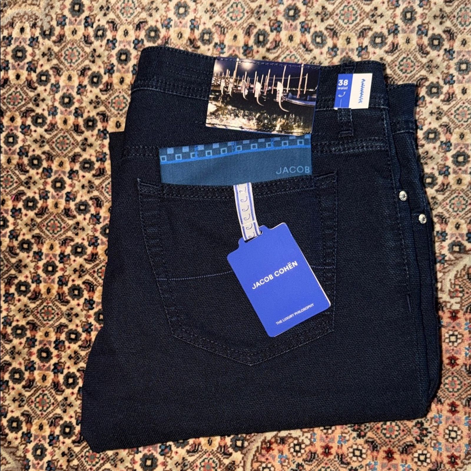 Jacob Cohen NWT Jacob Cohen Men's Deep Indigo Bard Jeans Size 38 Size US 38 / EU 54 - 1 Thumbnail