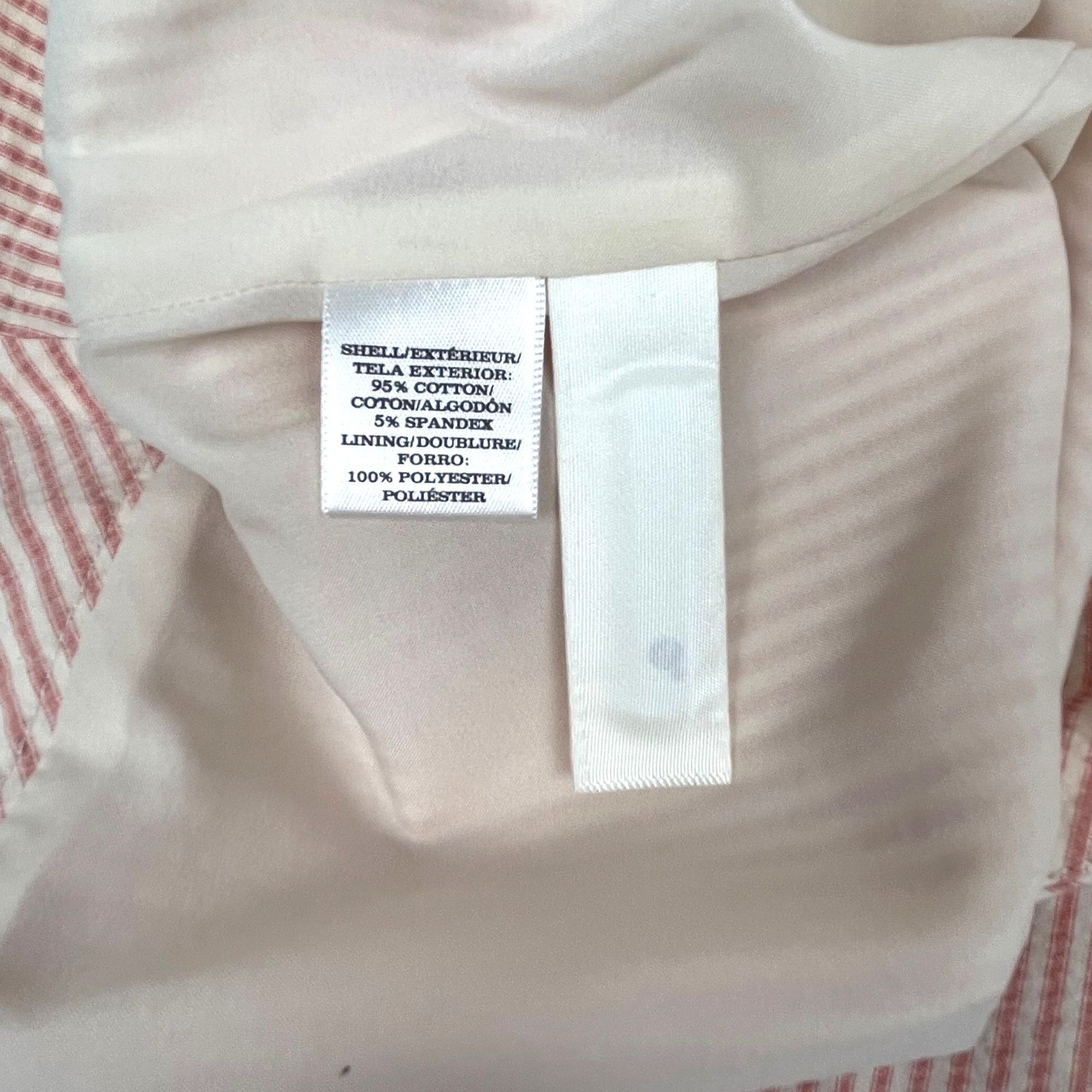 Ann Taylor Ann Taylor Women's Pink Seersucker Pencil Skirt Size 8 Size 30" / US 8 / IT 44 - 4 Thumbnail