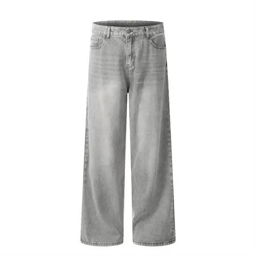 Japanese Brand Fashion loose and versatile distressed washed jeans Size US 32 / EU 48 - 1 Thumbnail