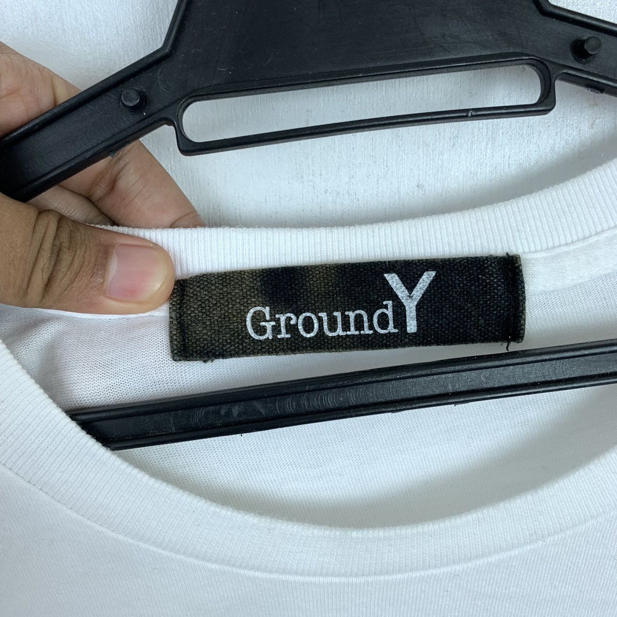 Ground Y Yohji Yamamoto Signature Ground Y Tshirt Size US M / EU 48-50 / 2 - 3 Thumbnail