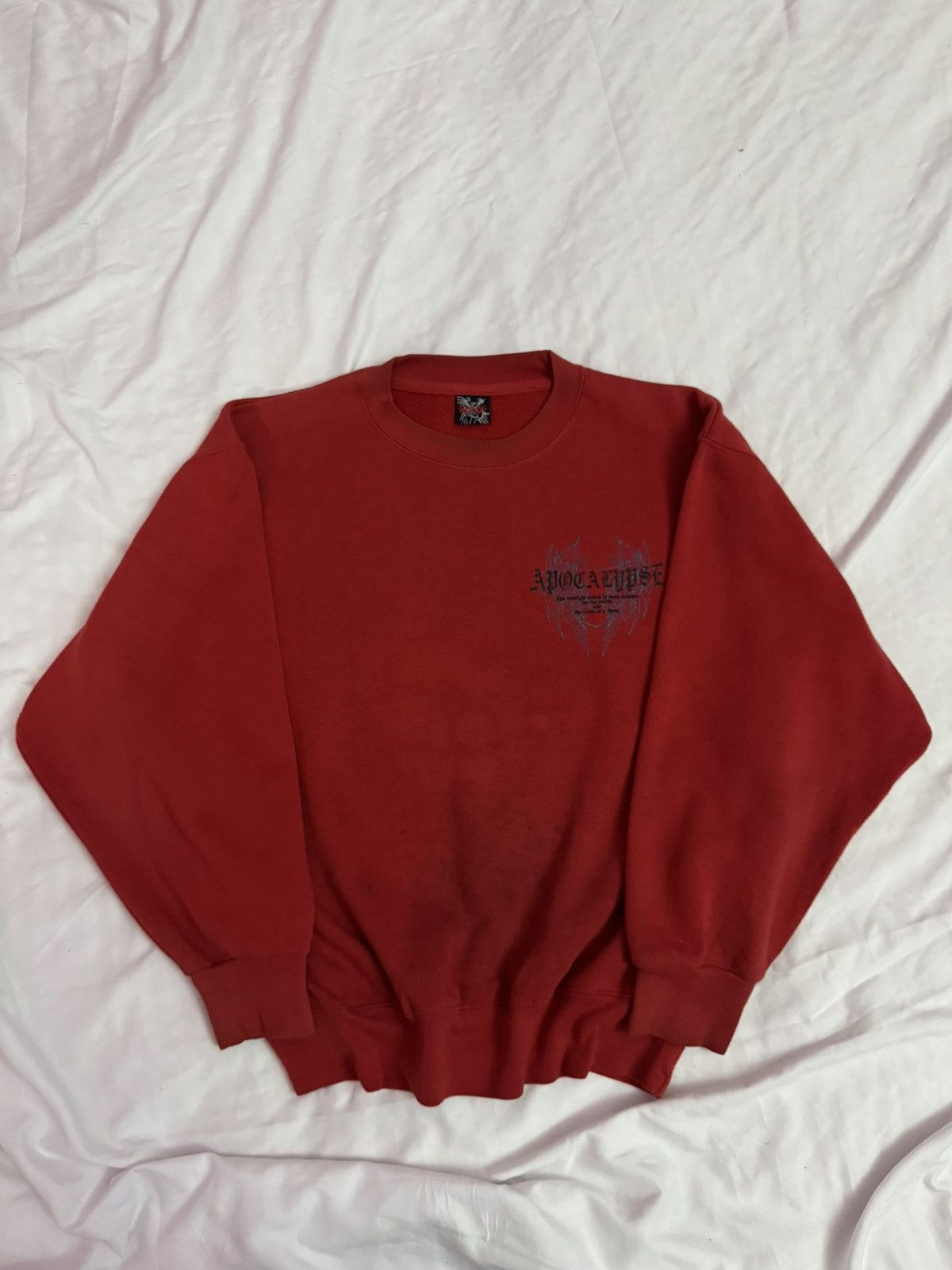 If Six Was Nine 2000s Apocalypse Cyber Gothic Poem y2k Sweatshirt Size US L / EU 52-54 / 3 - 3 Thumbnail