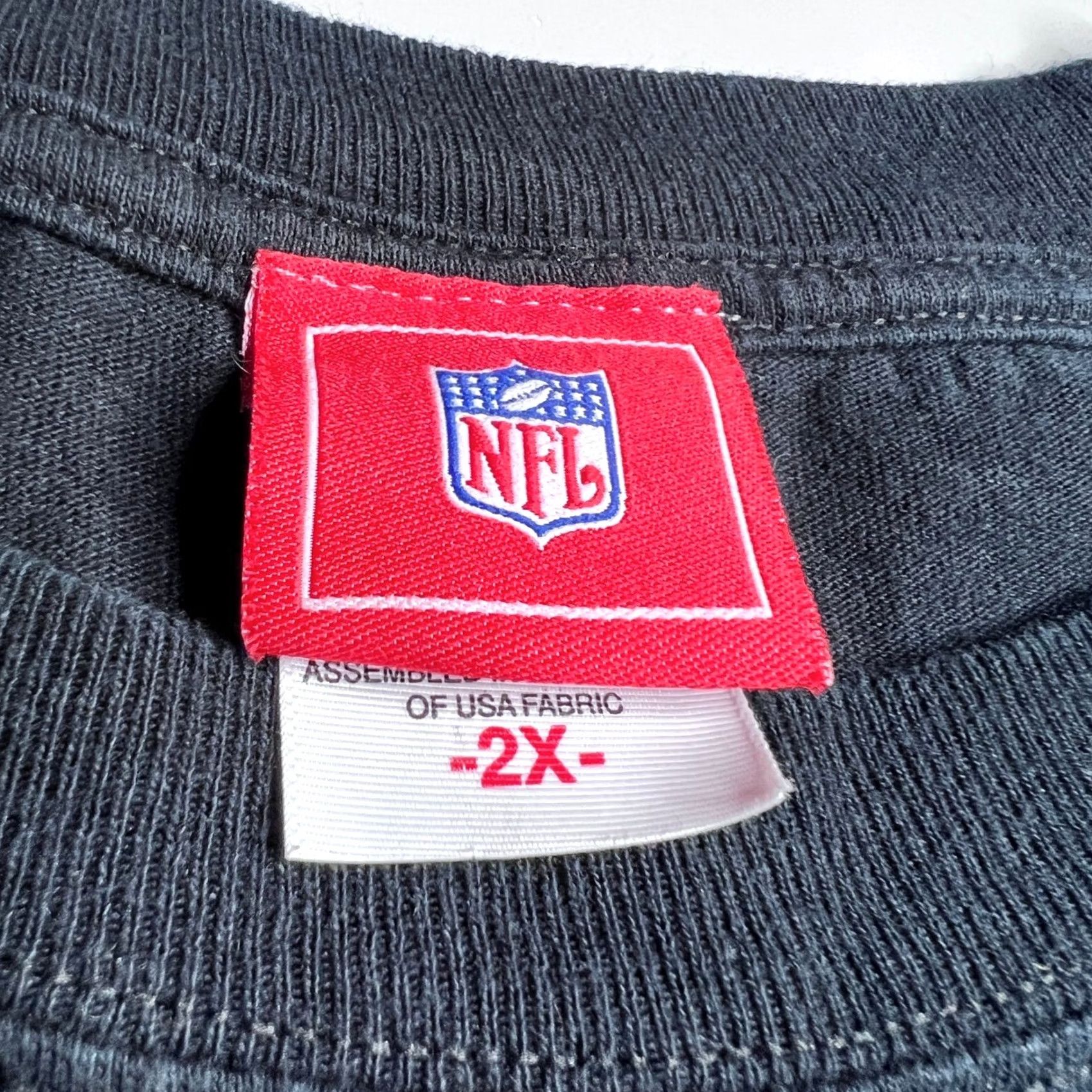 NFL Mens 2XL" includes the sizing information Size US XXL / EU 58 / 5 - 5 Thumbnail