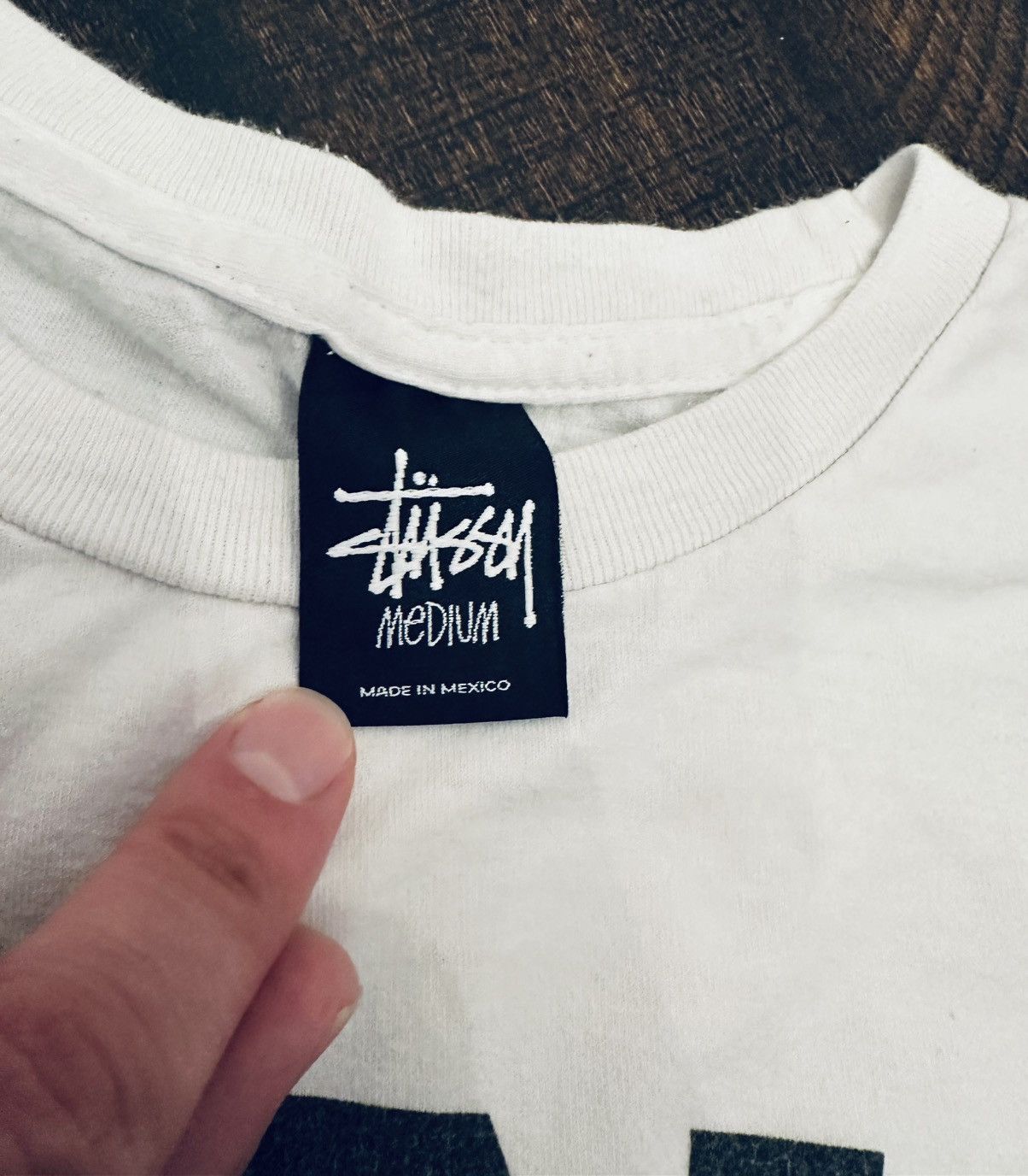 Stussy Stussy Upside Down Men’s T-Shirt-Size Medium Size US M / EU 48-50 / 2 - 4 Thumbnail
