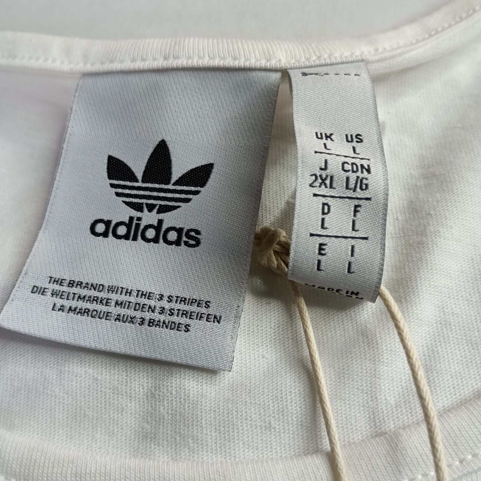 Adidas Adidas Originals Essentials Tank Top Men’s L White Athletic Size US L / EU 52-54 / 3 - 3 Thumbnail