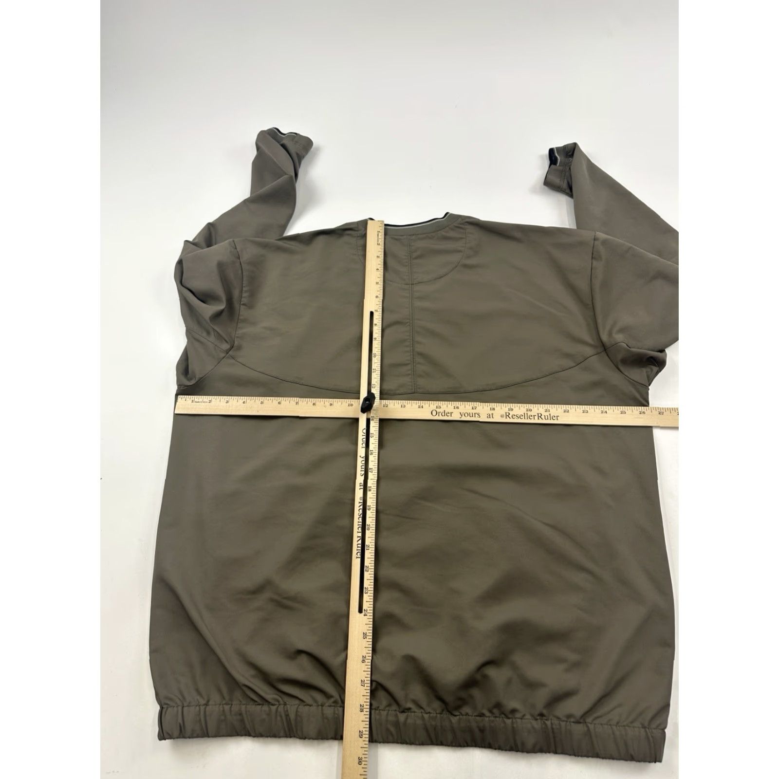 Nike VINTAGE Nike Jacket Mens XL Brown Pullover V-Neck Windbreaker Oswego Hill Club Golf Size US XL / EU 56 / 4 - 6 Thumbnail