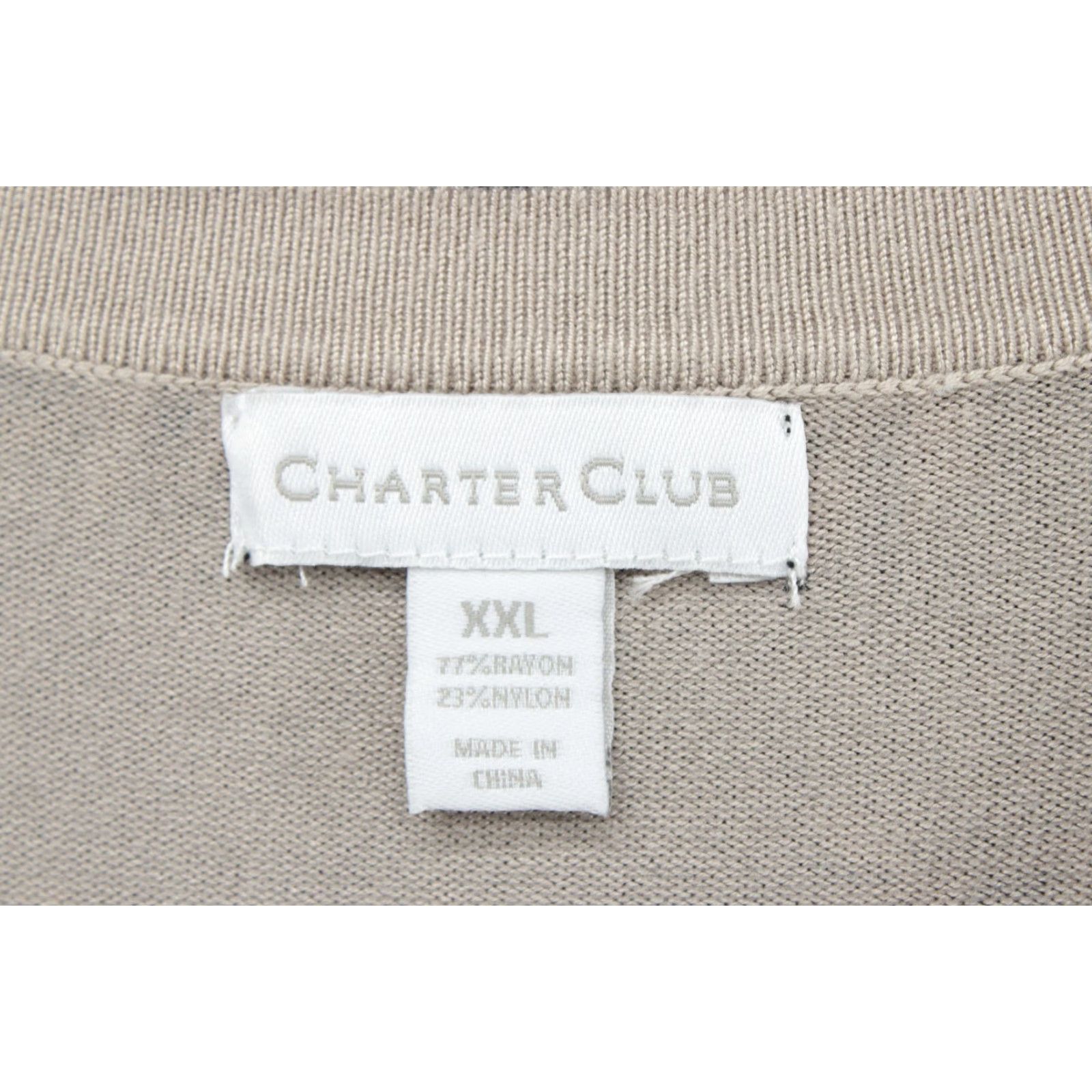 Charter Club Charter Club Cardigan Women's XXL Floral Rhinestones Long Sleeve Button Up Size XXL / US 16-18 / IT 52-54 - 5 Thumbnail