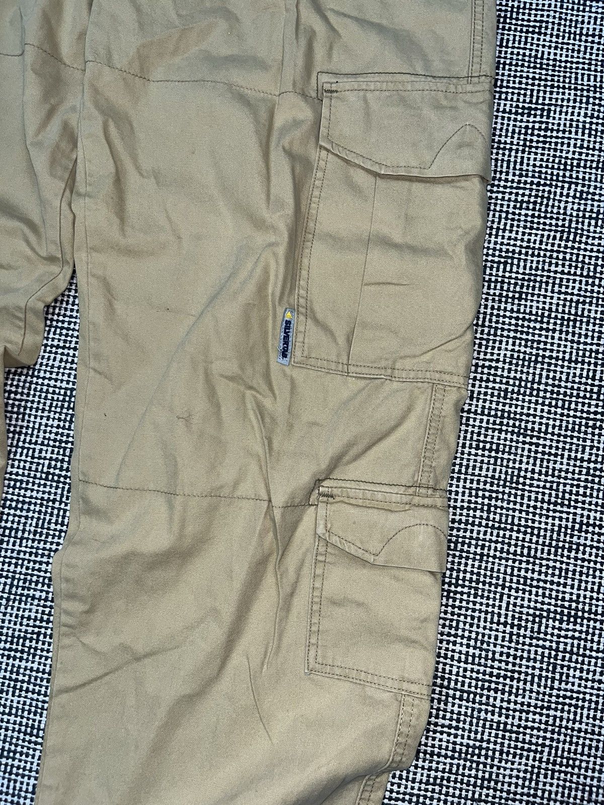 Levi's × Vintage rare y2k Levi’s silvertab baggy Jnco style cargo trousers Size US 36 / EU 52 - 6 Thumbnail