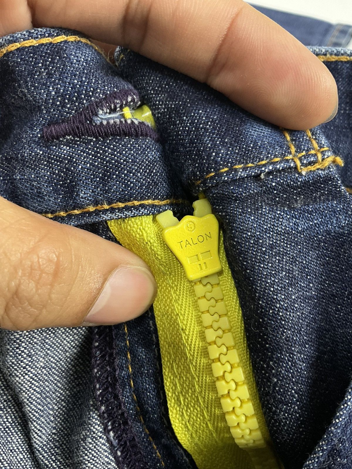 Fragment Design × Levi's Levis Fenom S/S'09 Yellow FLash Denim Size US 36 / EU 52 - 13 Thumbnail