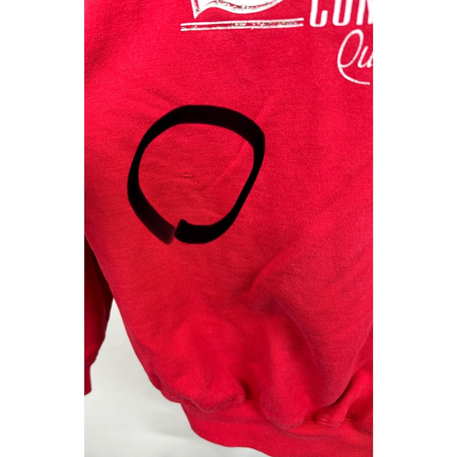 Hanes VINTAGE 90s HANES Sweatshirt Pullover Mens XL Red Heavyweight Graphic Grunge Retro Size US XL / EU 56 / 4 - 4 Thumbnail