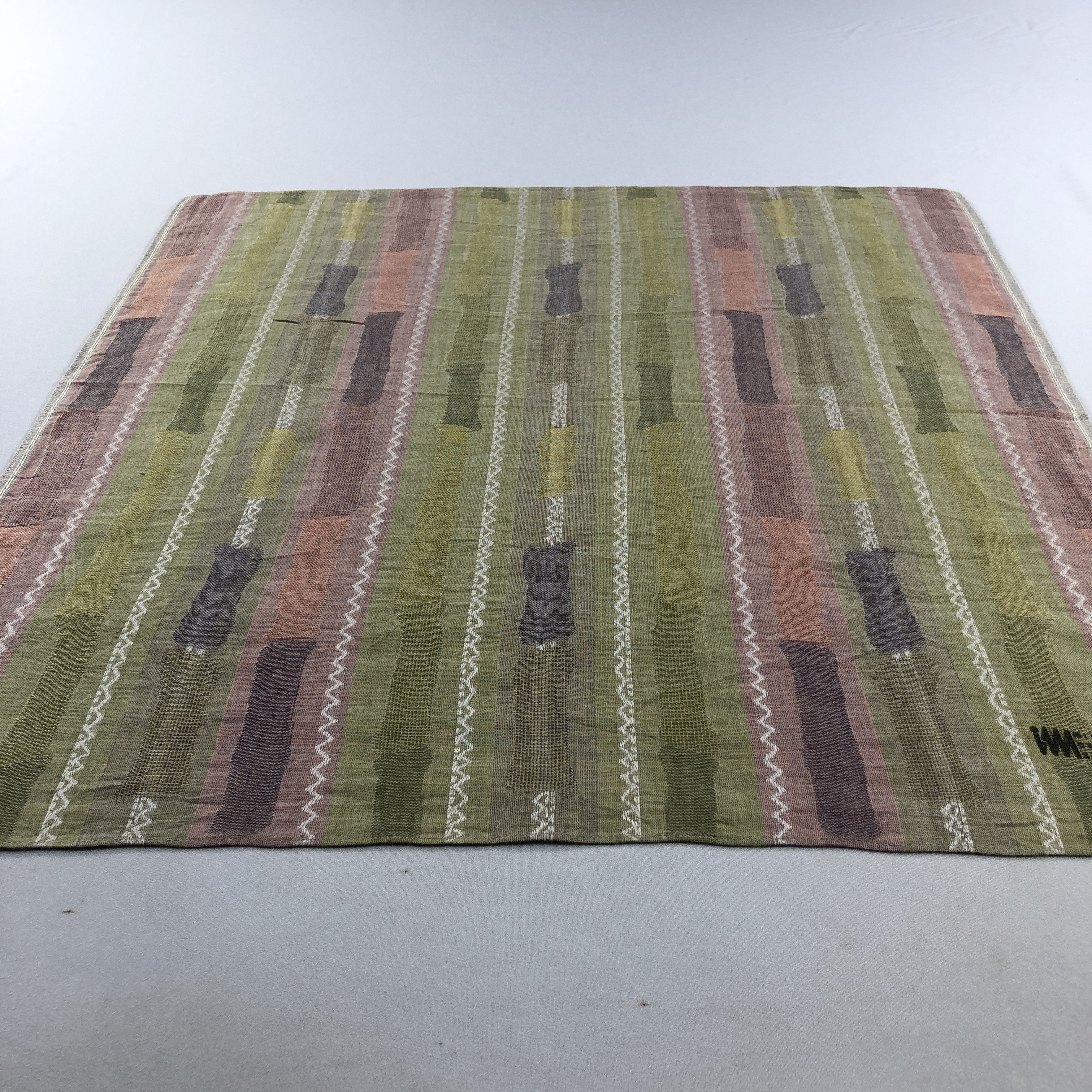 Issey Miyake × Vintage Issey Miyake Handkerchief Geometric Print H2540 Size ONE SIZE - 4 Thumbnail