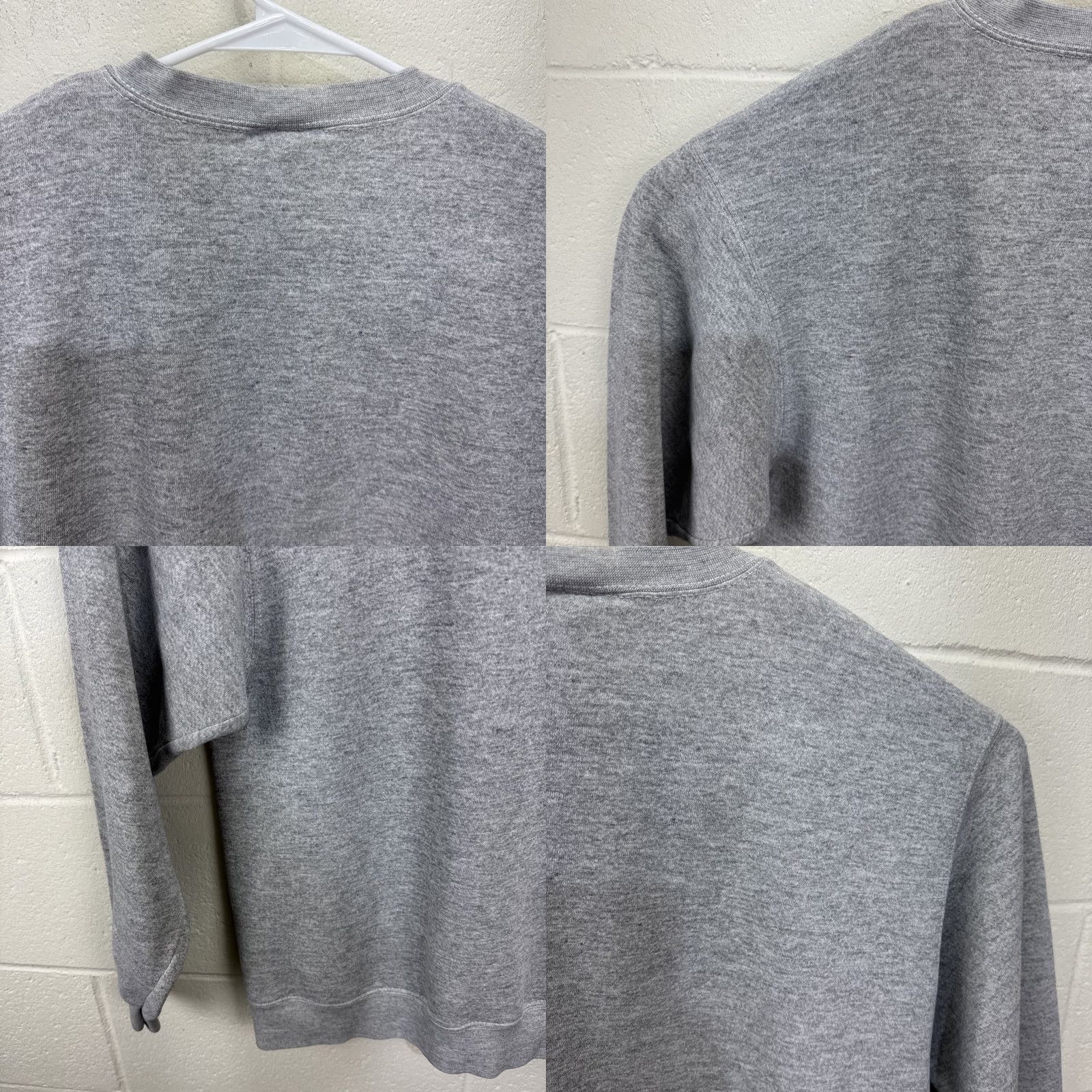 Disney VINTAGE Disney Eeyore Sweatshirt Crewneck Unisex Adults Gray 90s Art Butterfly Cartoon Graphic Print Heavyweight Cotton Polyester Disney Store Size US L / EU 52-54 / 3 - 9 Thumbnail