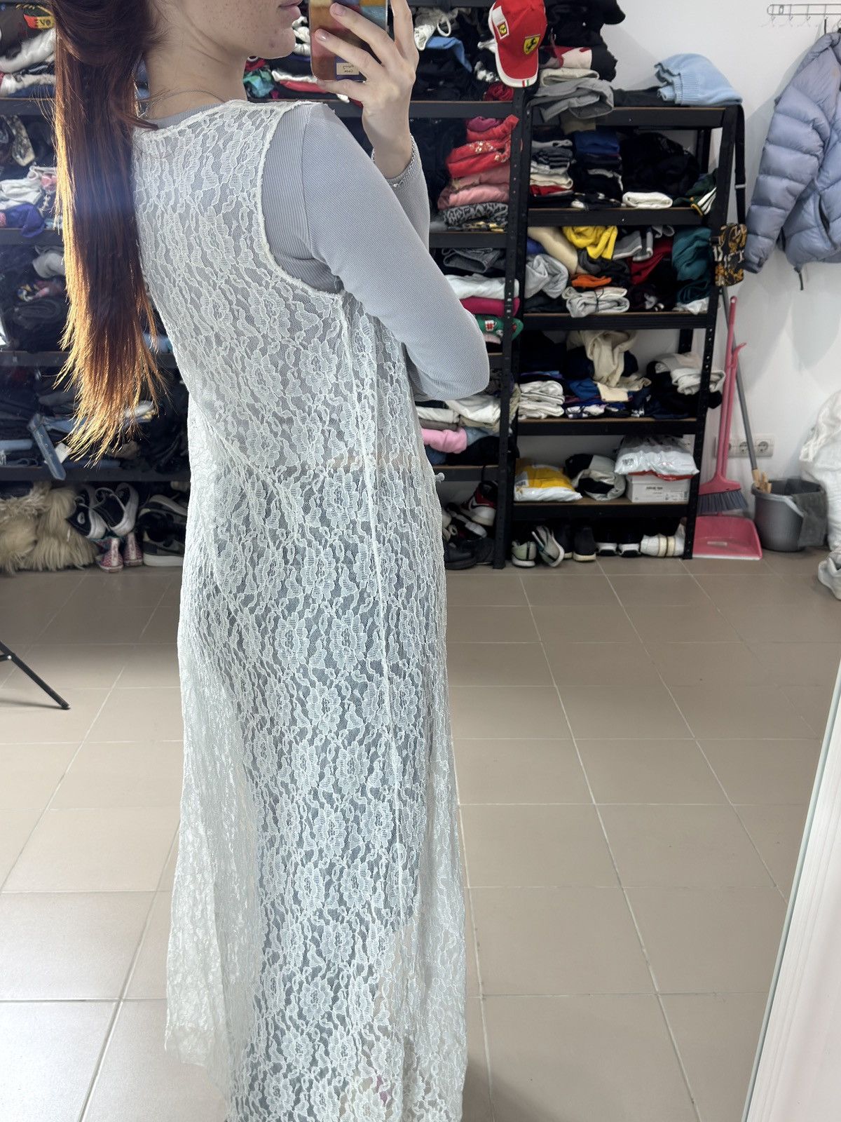 Other VINTAGE LACE GUIPURE MAXI MESH CARDIGAN Size ONE SIZE - 5 Thumbnail