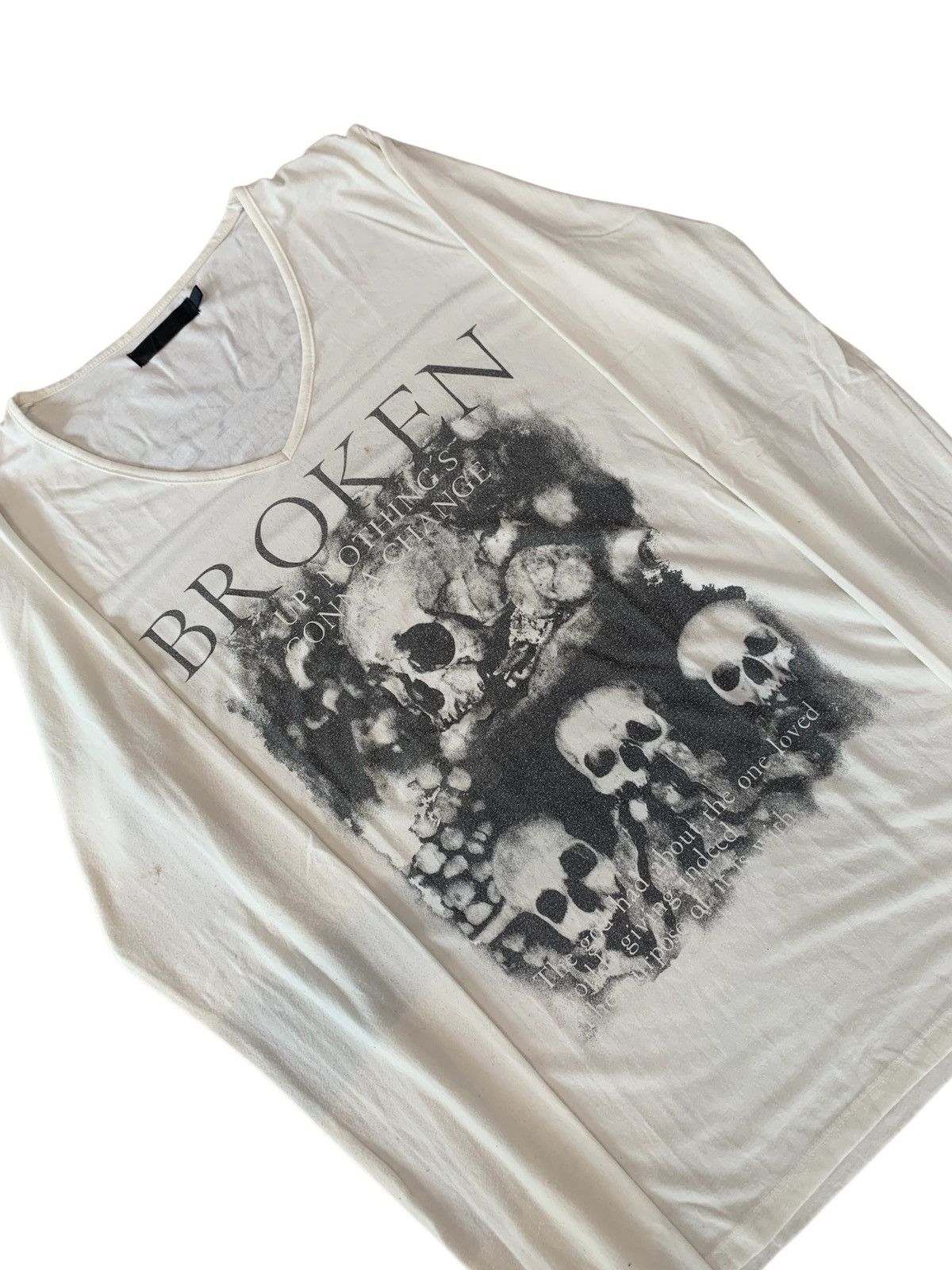 Hysteric Glamour 2000s japanese archive roshell vkei longsleeve tee poem Size US L / EU 52-54 / 3 - 2 Thumbnail