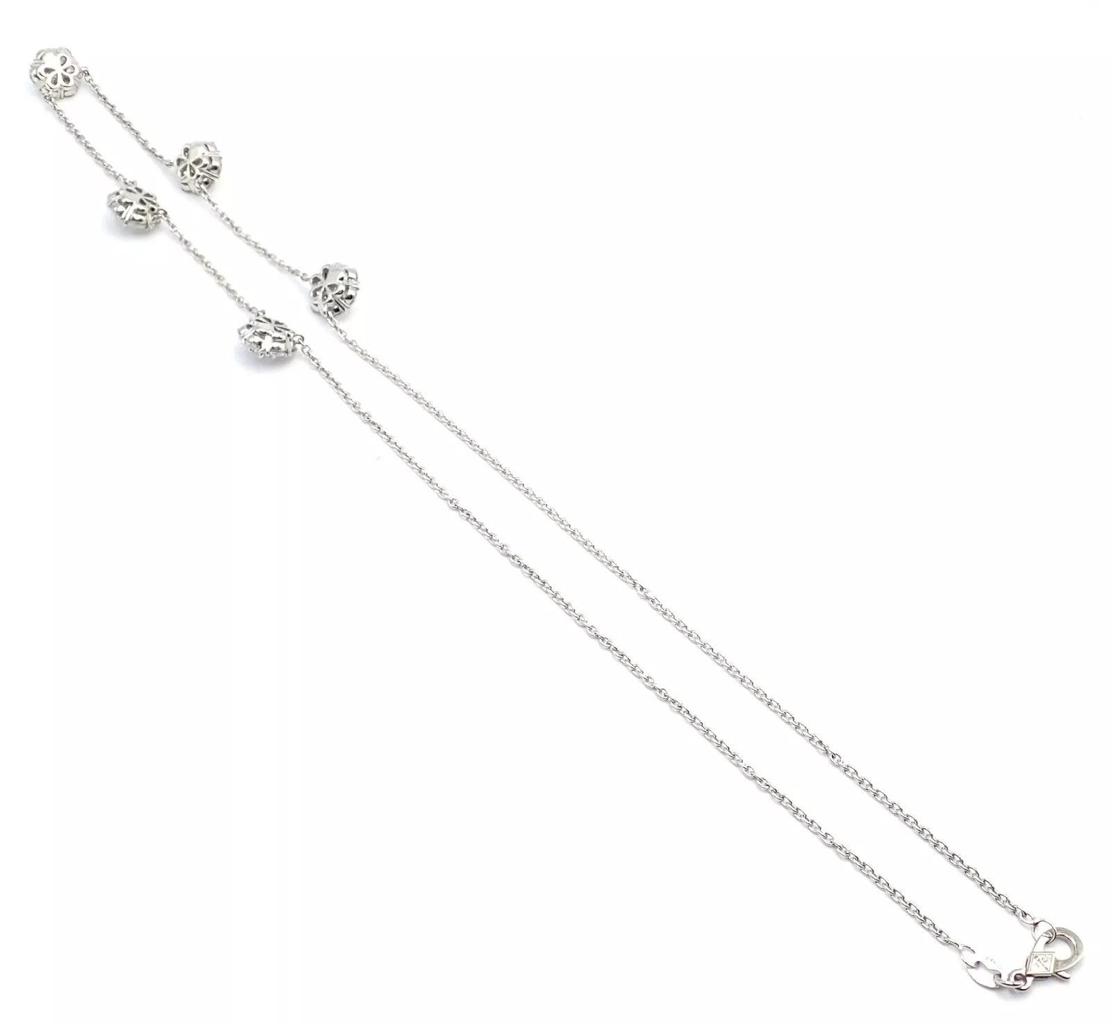 Van Cleef & Arpels Van Cleef & Arpels Platinum Flower Fleurette Necklace Size ONE SIZE - 12 Thumbnail