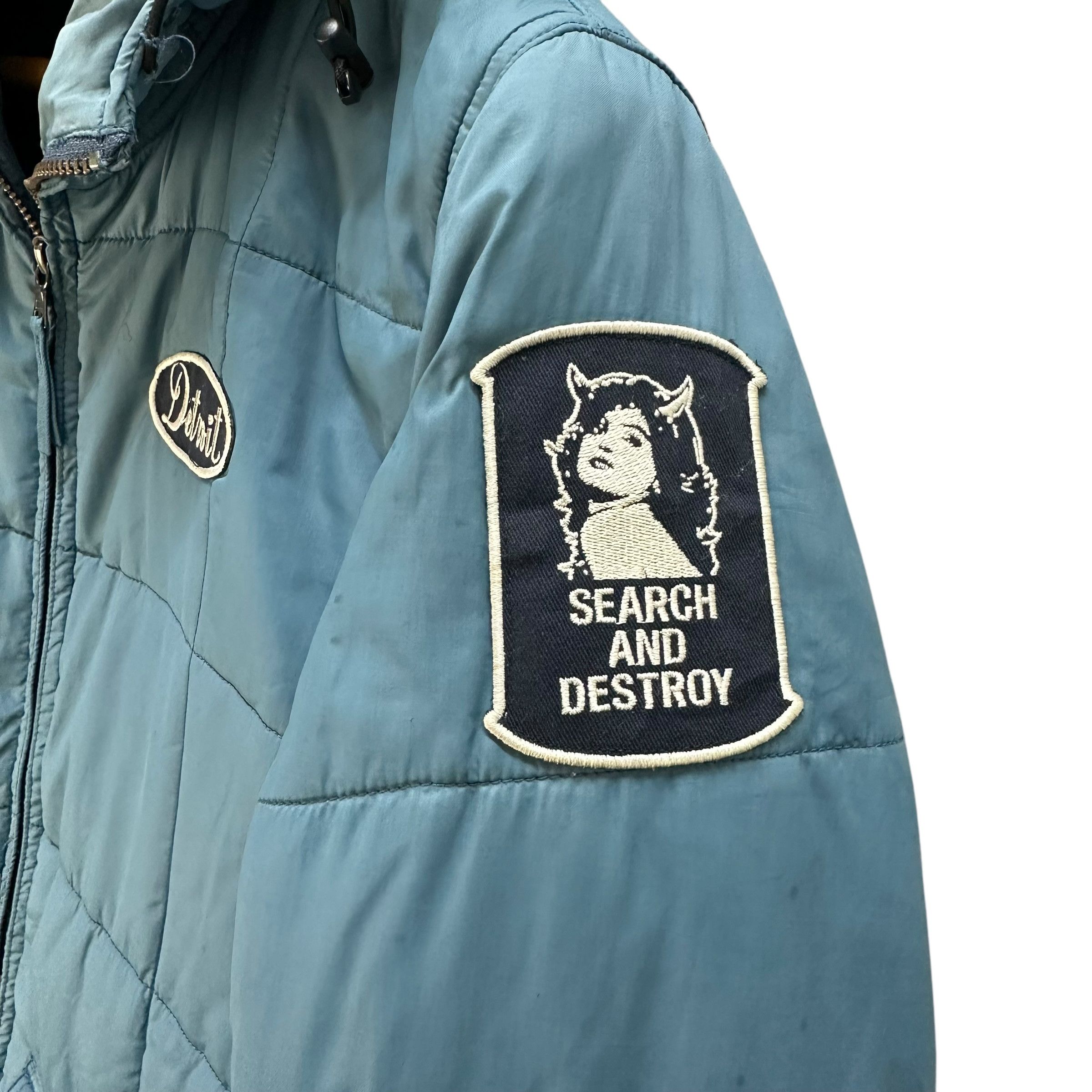 Hysteric Glamour Trashed HG Search & Destroy Primaloft Puffer Jacket A82-1993 Size US L / EU 52-54 / 3 - 9 Thumbnail