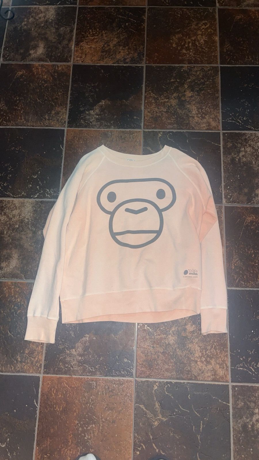 Bape Vintage Pink Bape Sweater Baby Milo Size US M / EU 48-50 / 2 - 1 Thumbnail