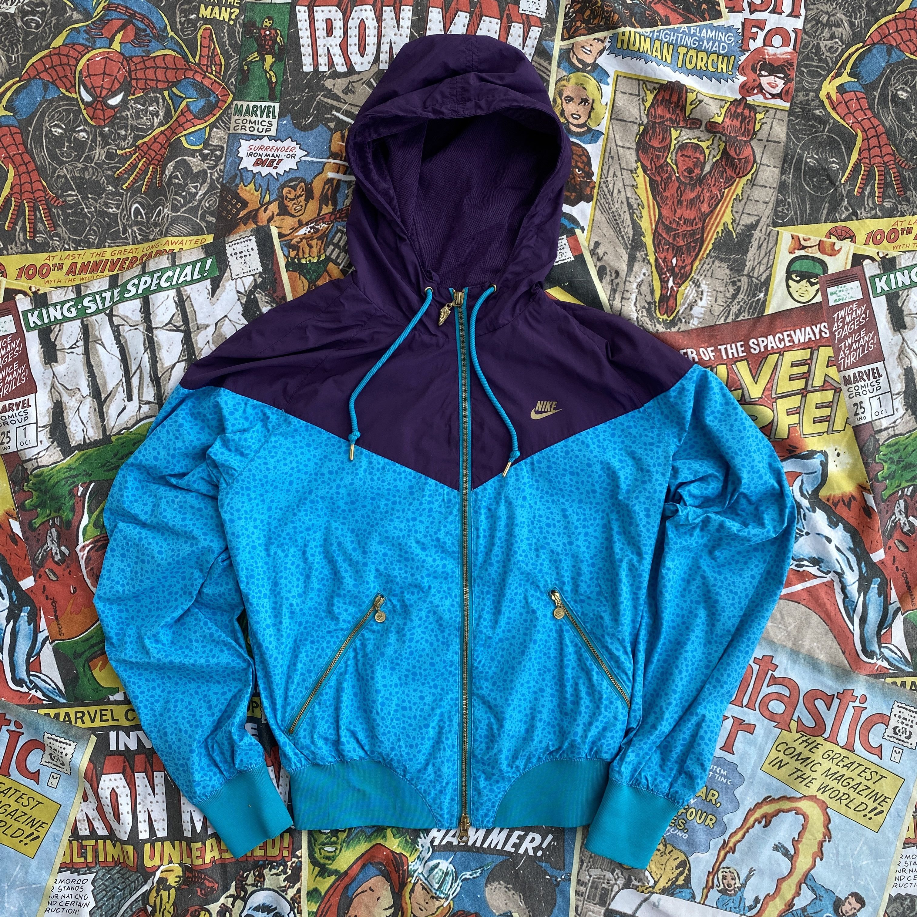 Nike Nike casual purple blue vintage jacket - M Size M / US 6-8 / IT 42-44 - 1 Thumbnail