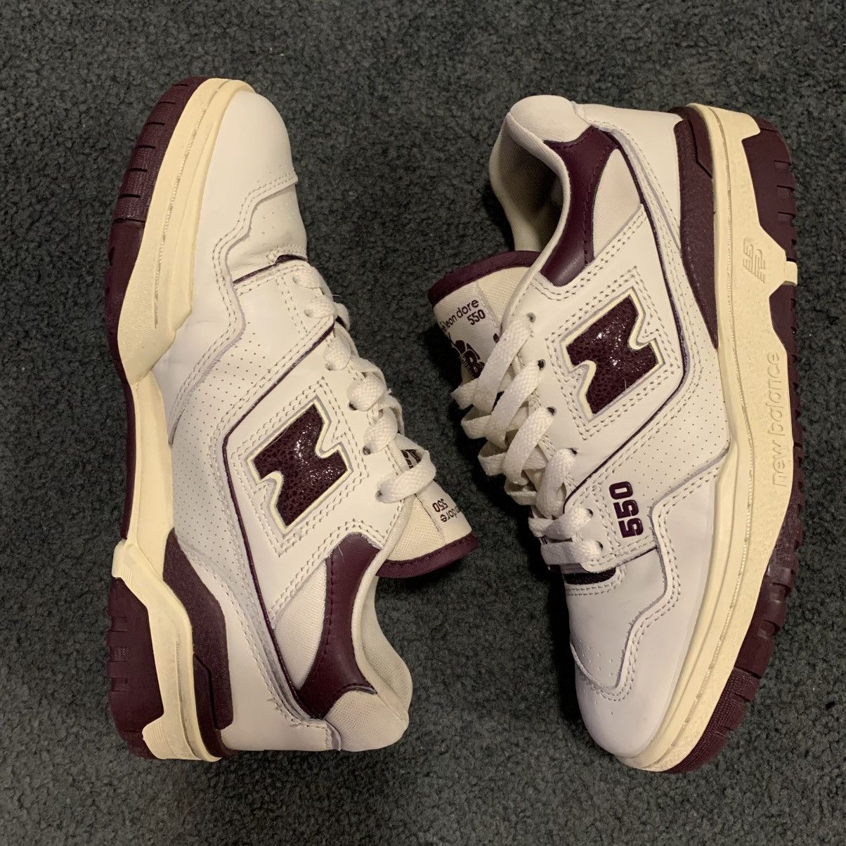 Aime Leon Dore × New Balance Aimé Leon Dore x New Balance 550 ‘Purple’ (BB550AR1) Size US 7 / IT 37 - 2 Thumbnail