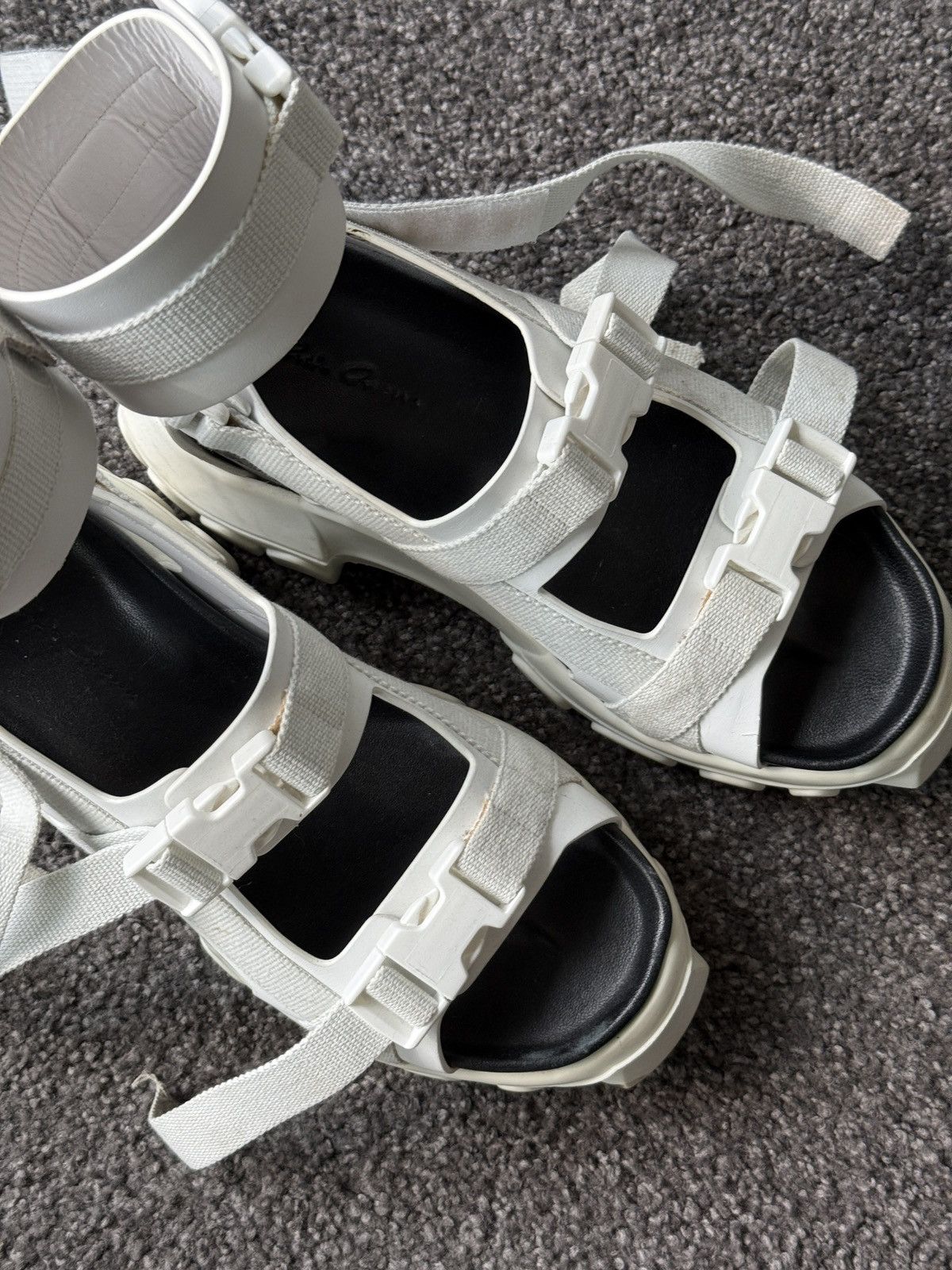 Rick Owens rick owens tractor sandals with ankle straps Size US 8 / IT 38 - 2 Thumbnail