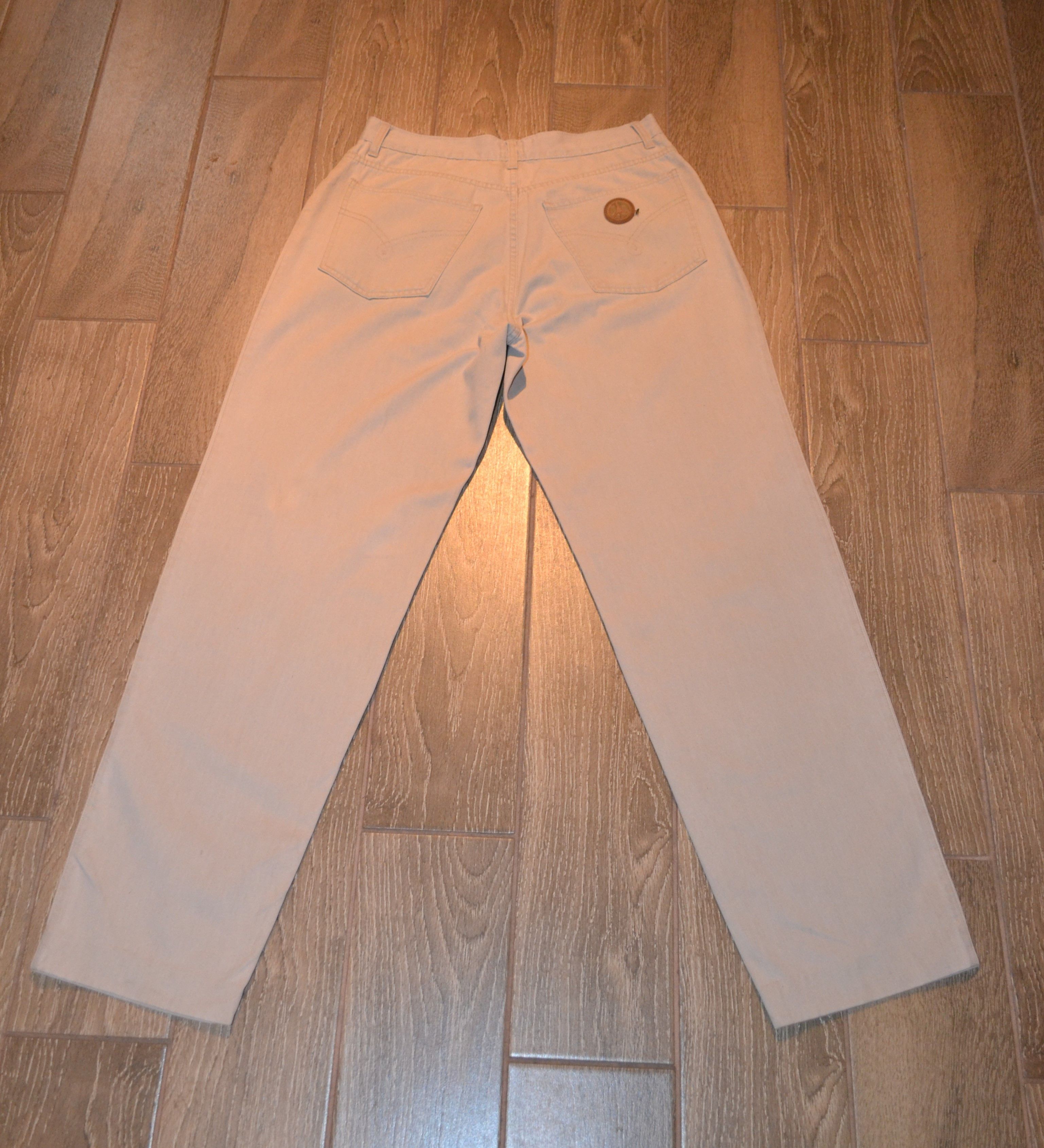 Moschino Vintage 1980s Moschino Beige Jeans - Size w30 / M Size 30" / US 8 / IT 44 - 3 Thumbnail