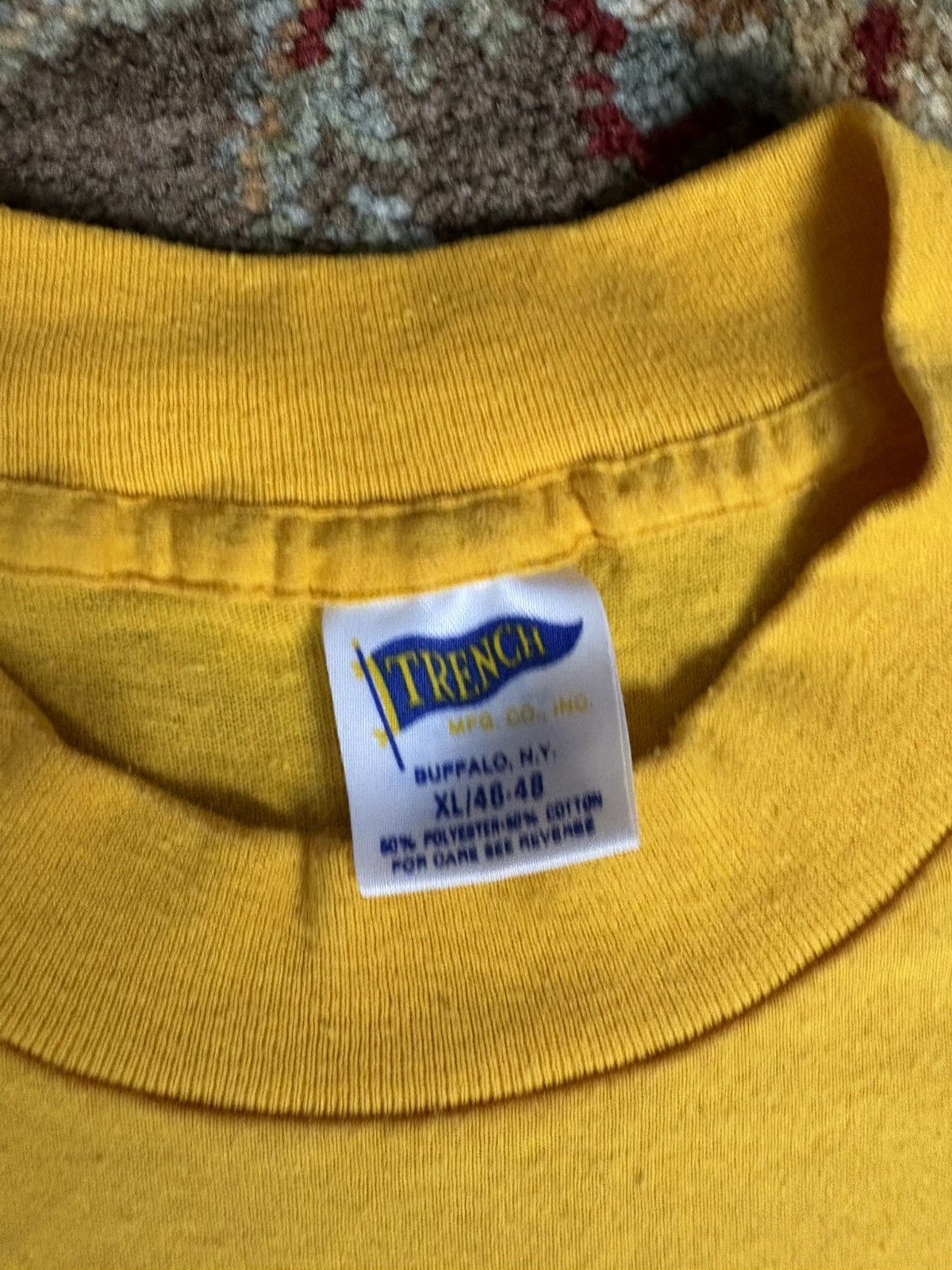 American Trench × Vintage Vintage 1980s flight school Tshirt Size US XL / EU 56 / 4 - 8 Thumbnail