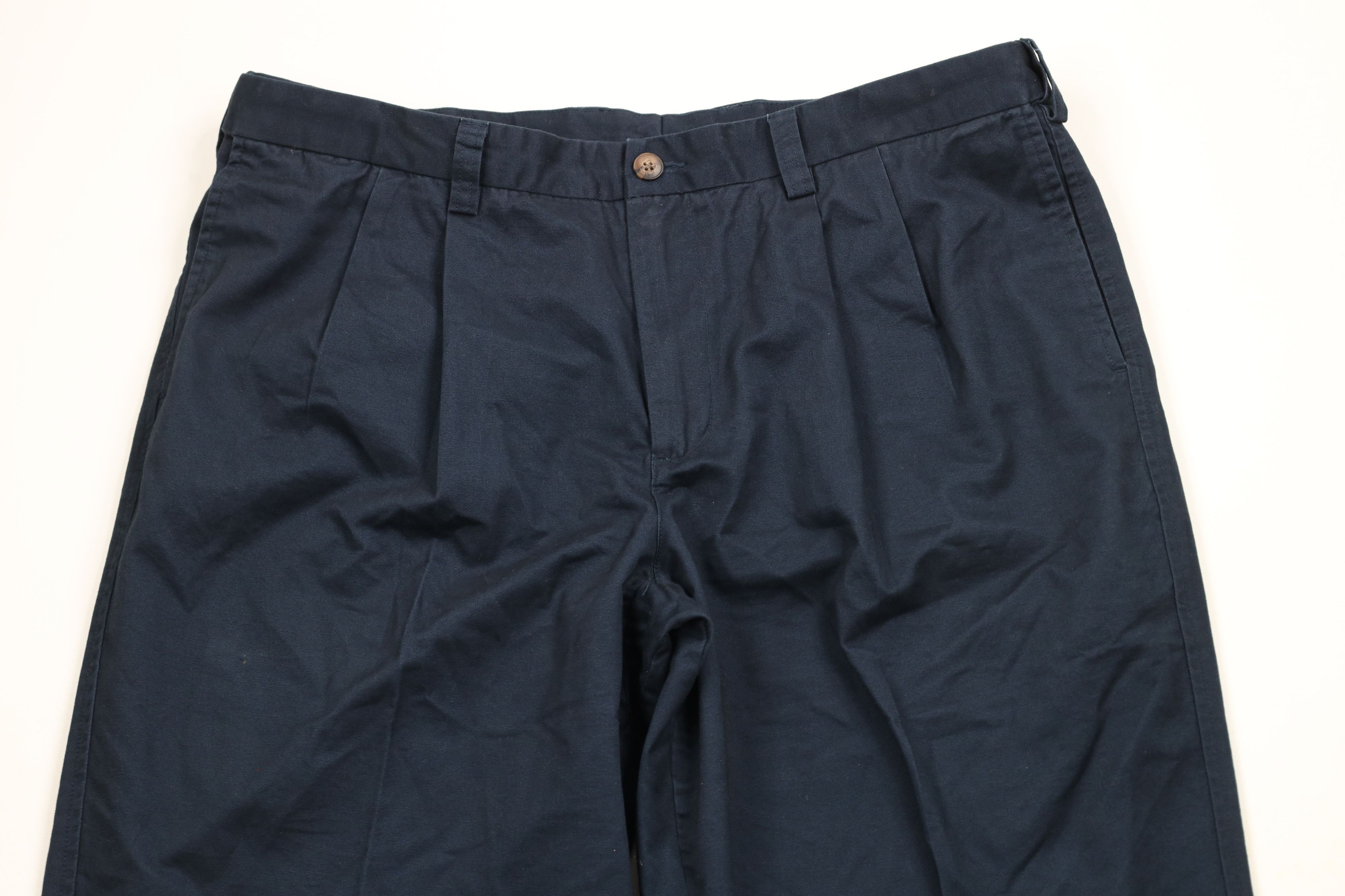 Duluth Trading Company × Valentino Duluth Trading Co Middle Management Chino Pants Navy Blue Size US 38 / EU 54 - 2 Thumbnail