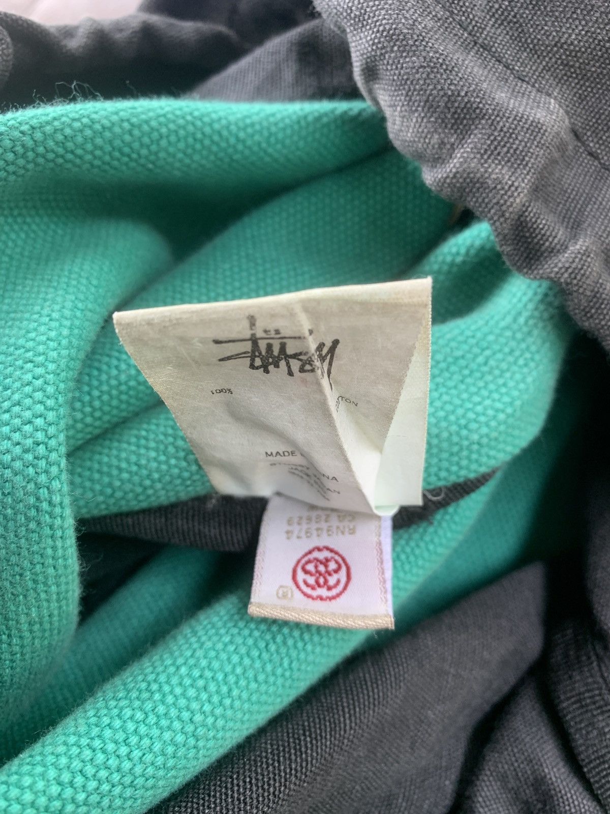 Stussy Stussy Japan N4 green bucket sling/shoulder bag Size ONE SIZE - 6 Thumbnail