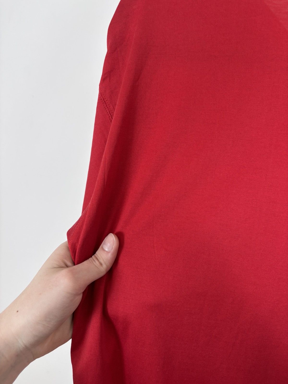 Trussardi Vintage Trussardi Jeans Men’s Red Cotton T-Shirt Tee Size US M / EU 48-50 / 2 - 18 Thumbnail
