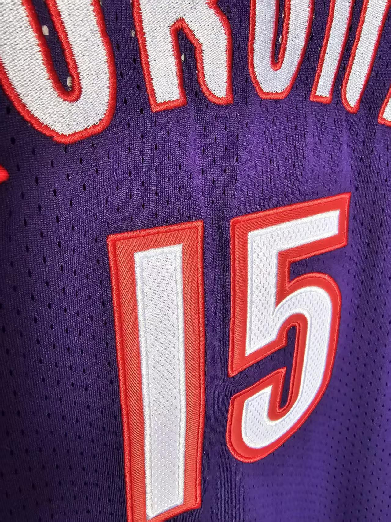 NBA Toronto Raptors #15 Vince Carter Jersey Double Stitched L Size US L / EU 52-54 / 3 - 4 Thumbnail