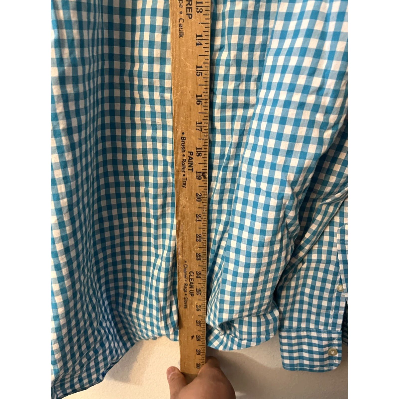 J.Crew VINTAGE J.CREW Men’s Shirt Long Sleeve Button-Down Blue Gingham Plaid XL Casual Size US XL / EU 56 / 4 - 5 Thumbnail