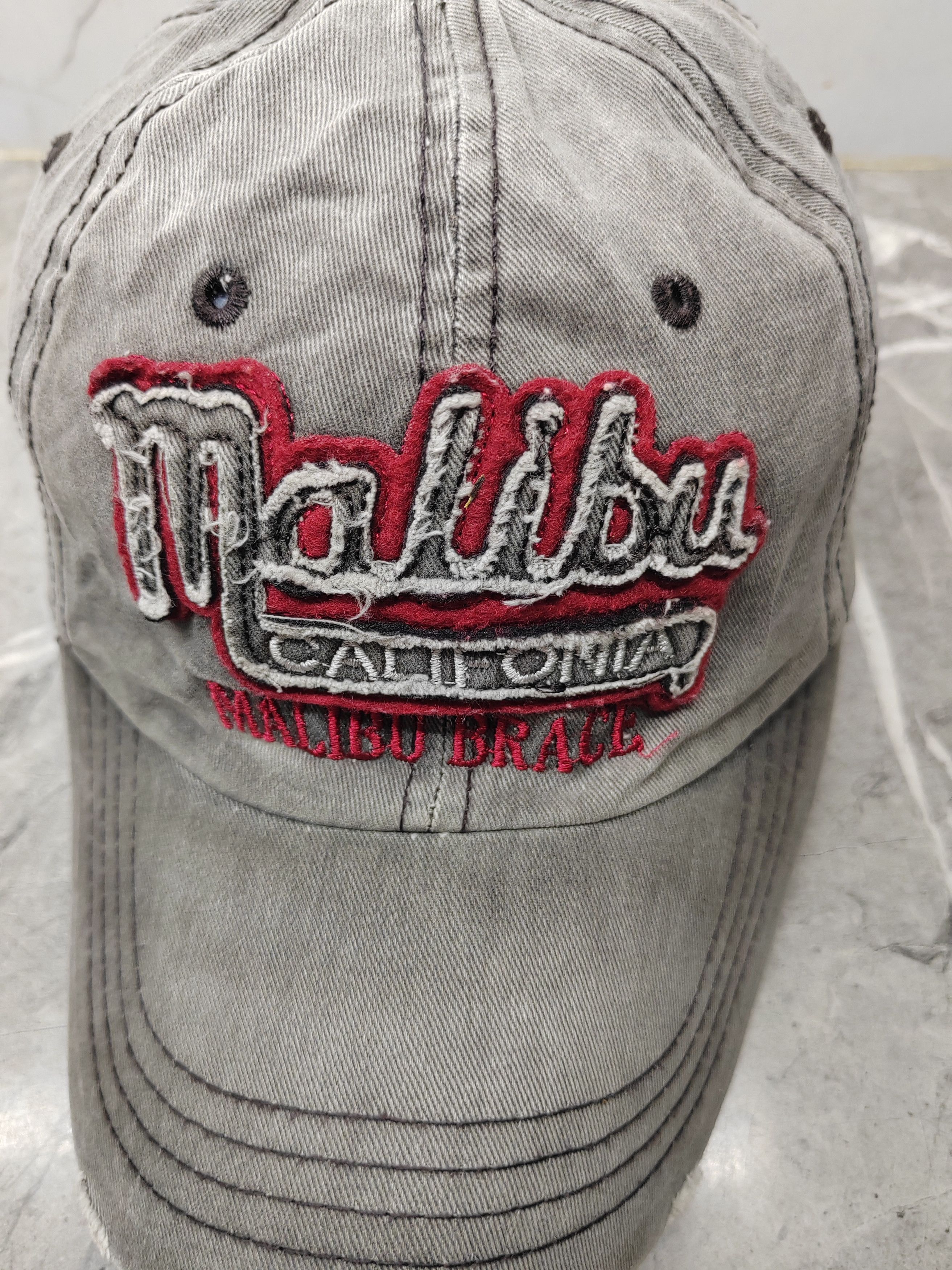 Vintage Vintage Malibu California Distressed Style Cap Hat Size ONE SIZE - 4 Thumbnail