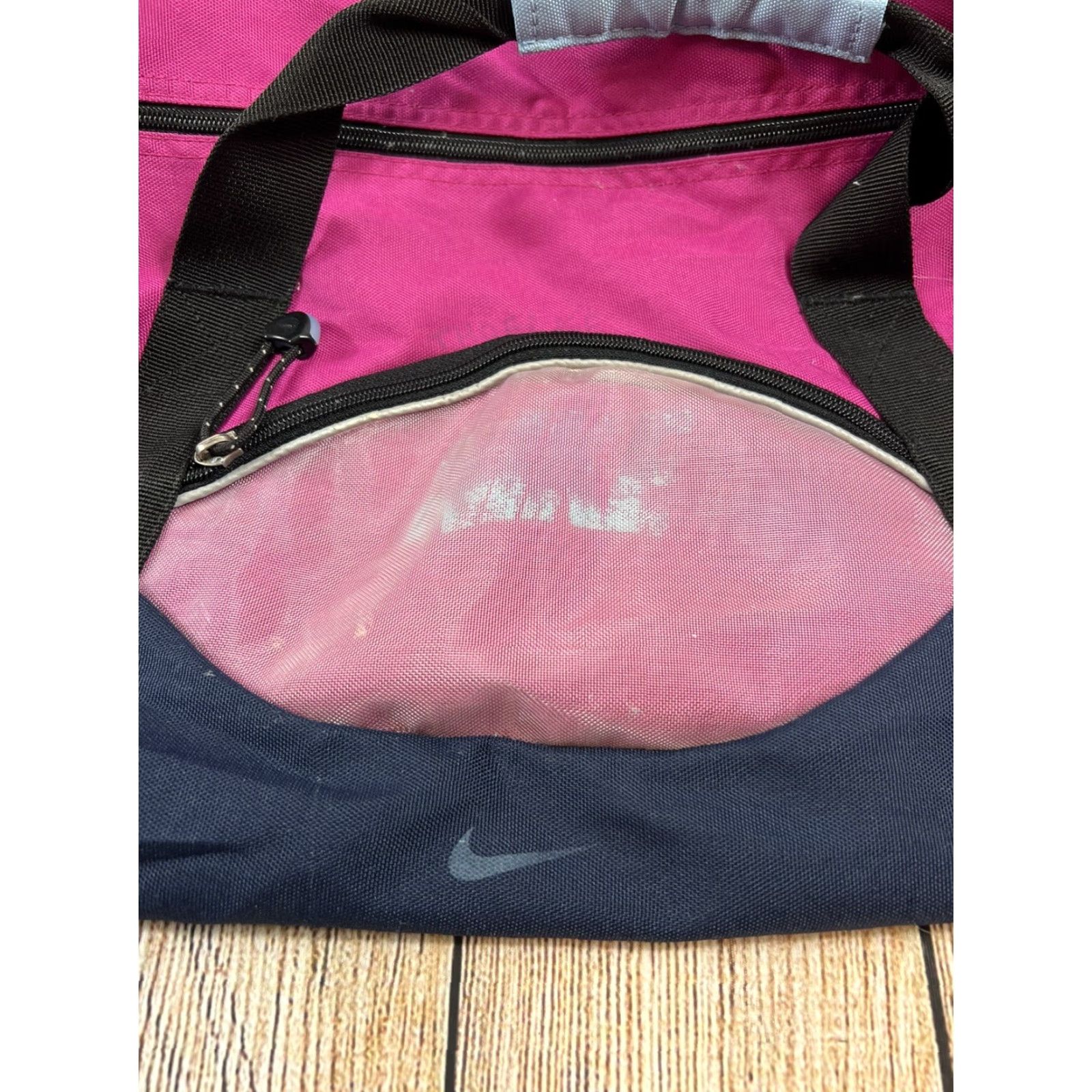 Nike VINTAGE Nike Tote Bag Small Blue Canvas Carry Bag Tote Mens Boys Size ONE SIZE - 2 Thumbnail