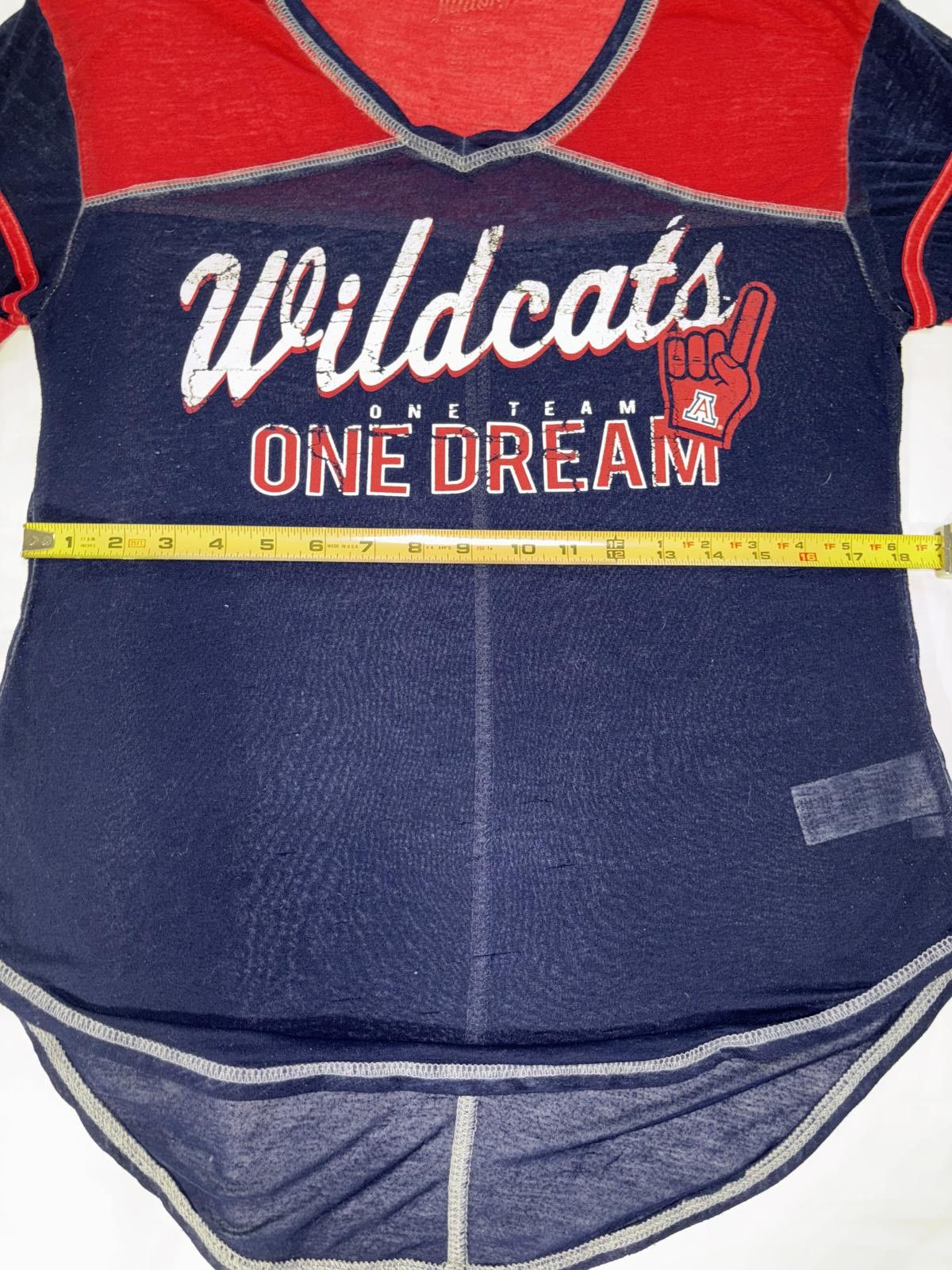 0 Arizona Wildcats Women's Tee - One Team One Dream Size M / US 6-8 / IT 42-44 - 8 Thumbnail